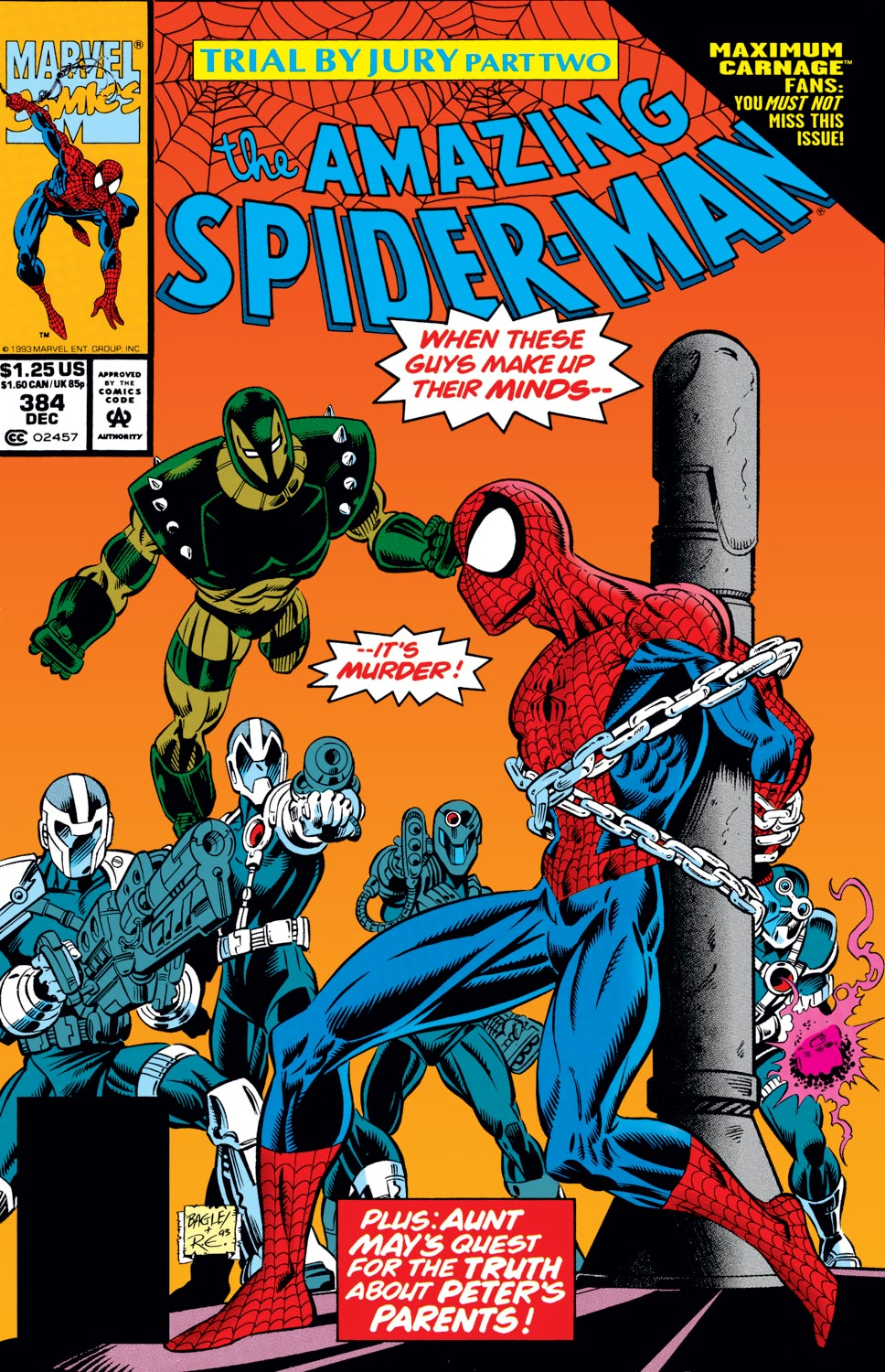 Read online The Amazing Spider-Man (1963) comic -  Issue #384 - 1