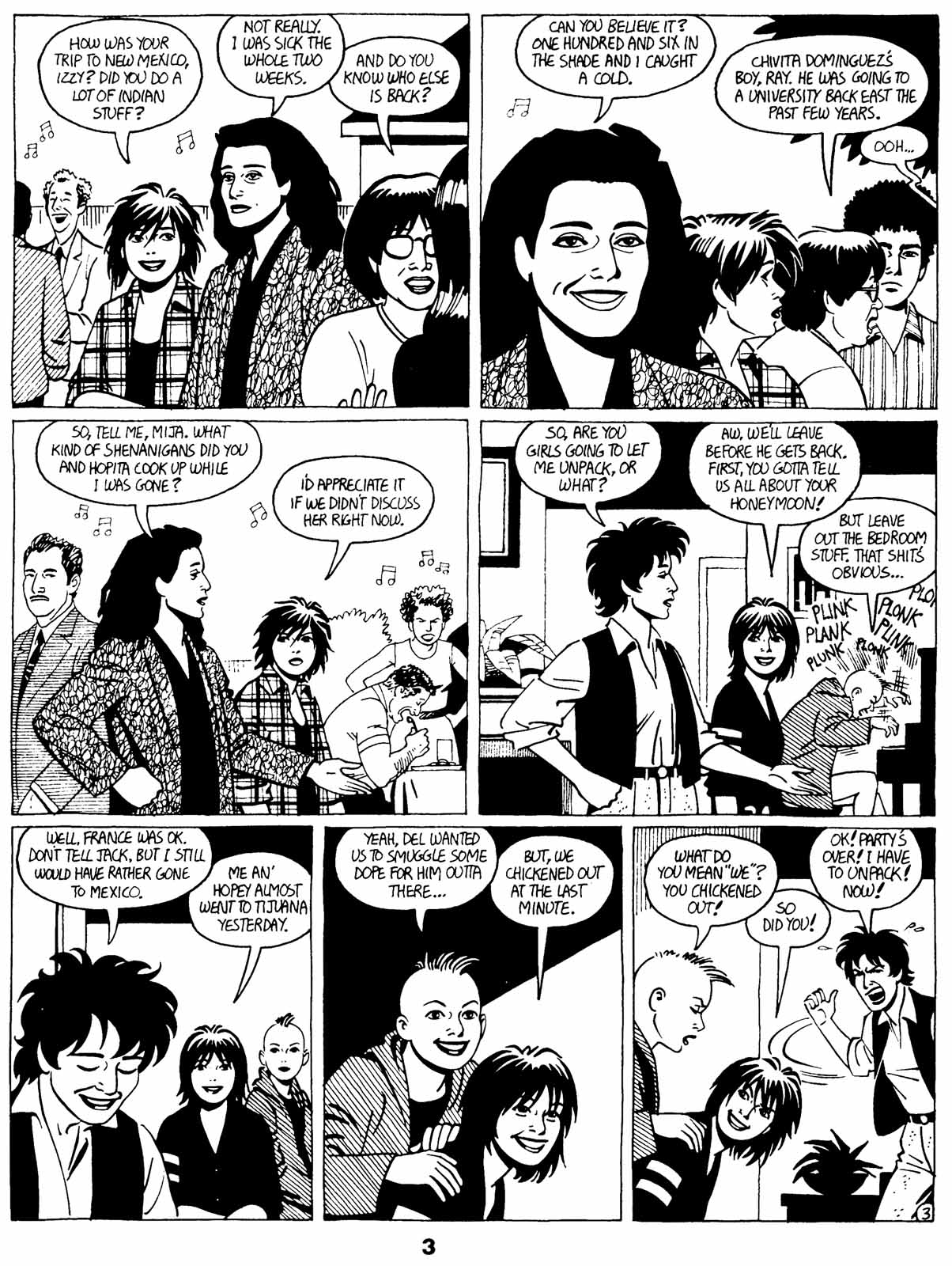Read online Love and Rockets (1982) comic -  Issue #20 - 6