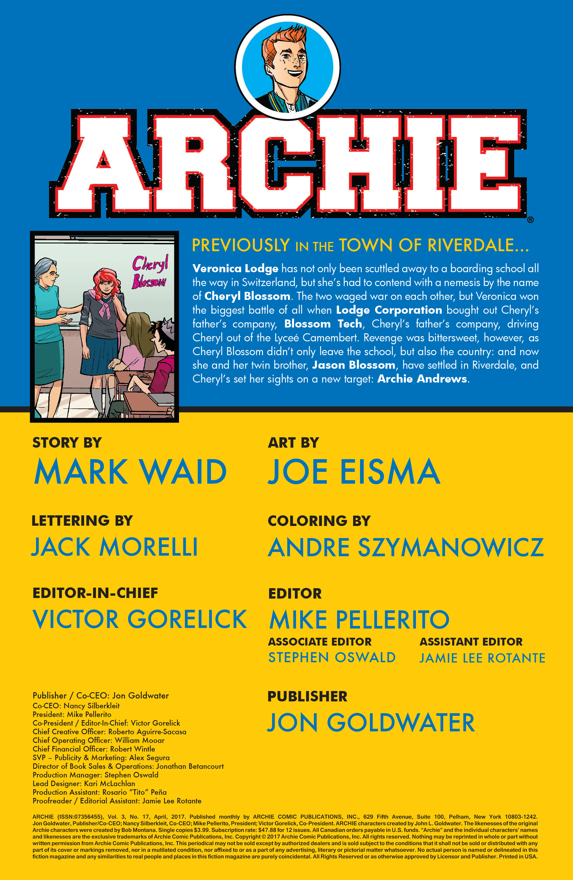 Read online Archie (2015) comic -  Issue #17 - 2