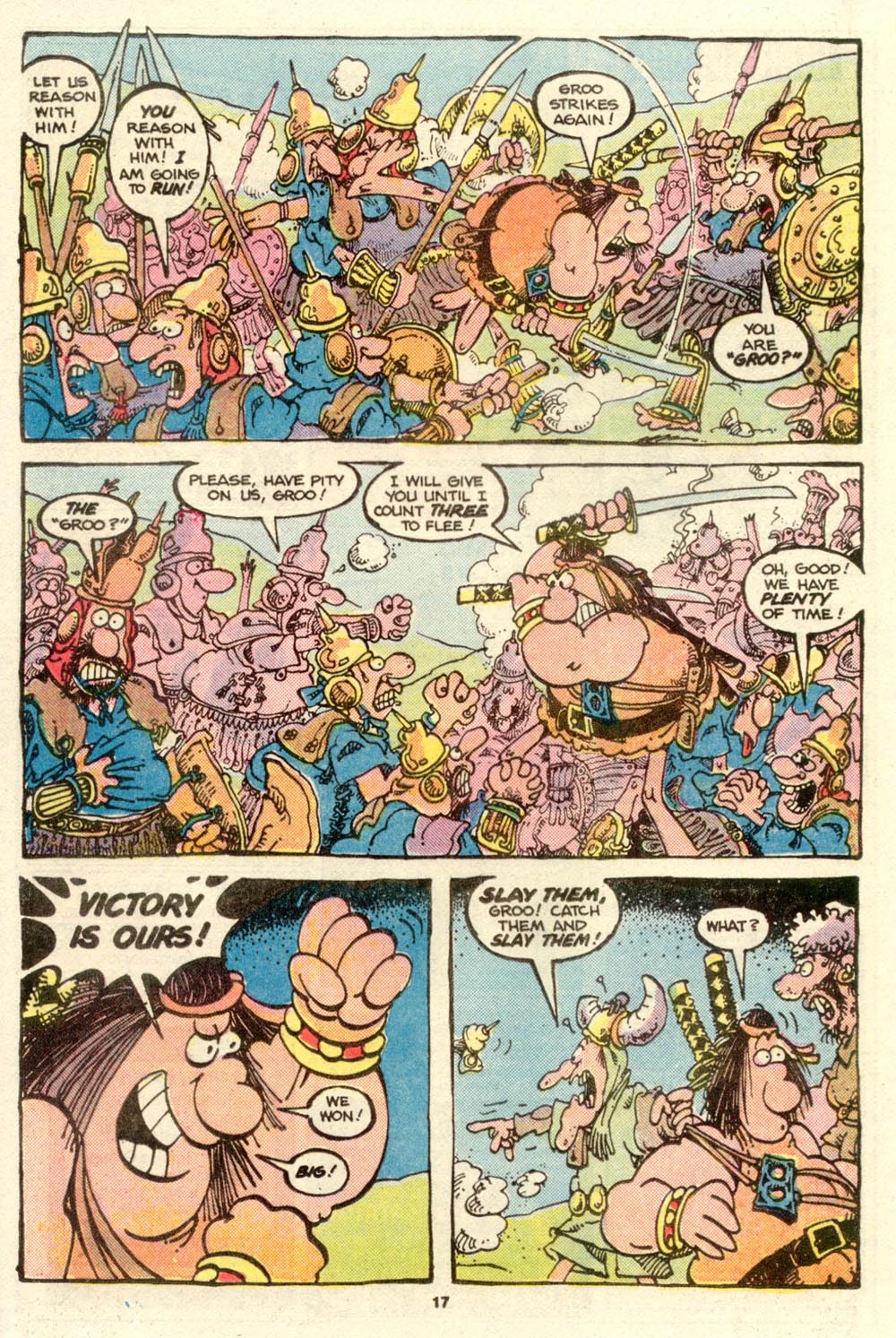 Read online Sergio Aragonés Groo the Wanderer comic -  Issue #16 - 17