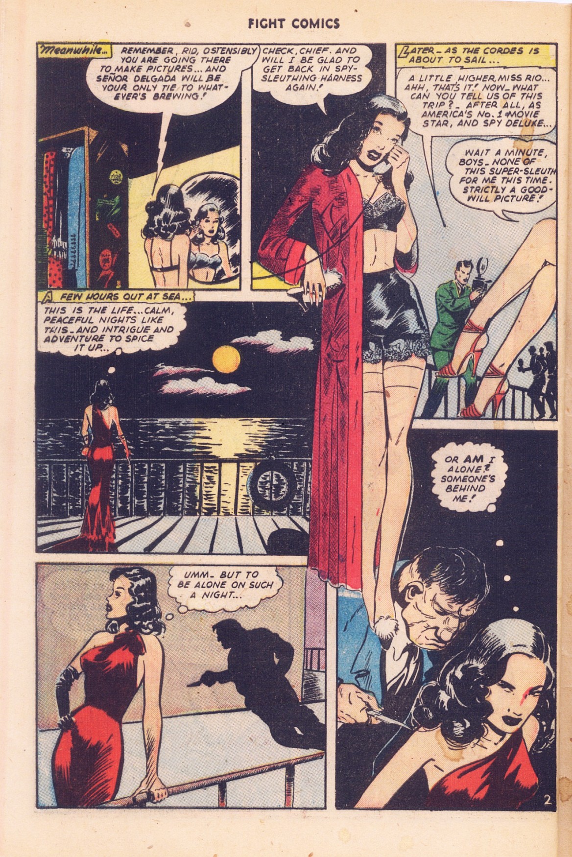 Read online Fight Comics comic -  Issue #38 - 42