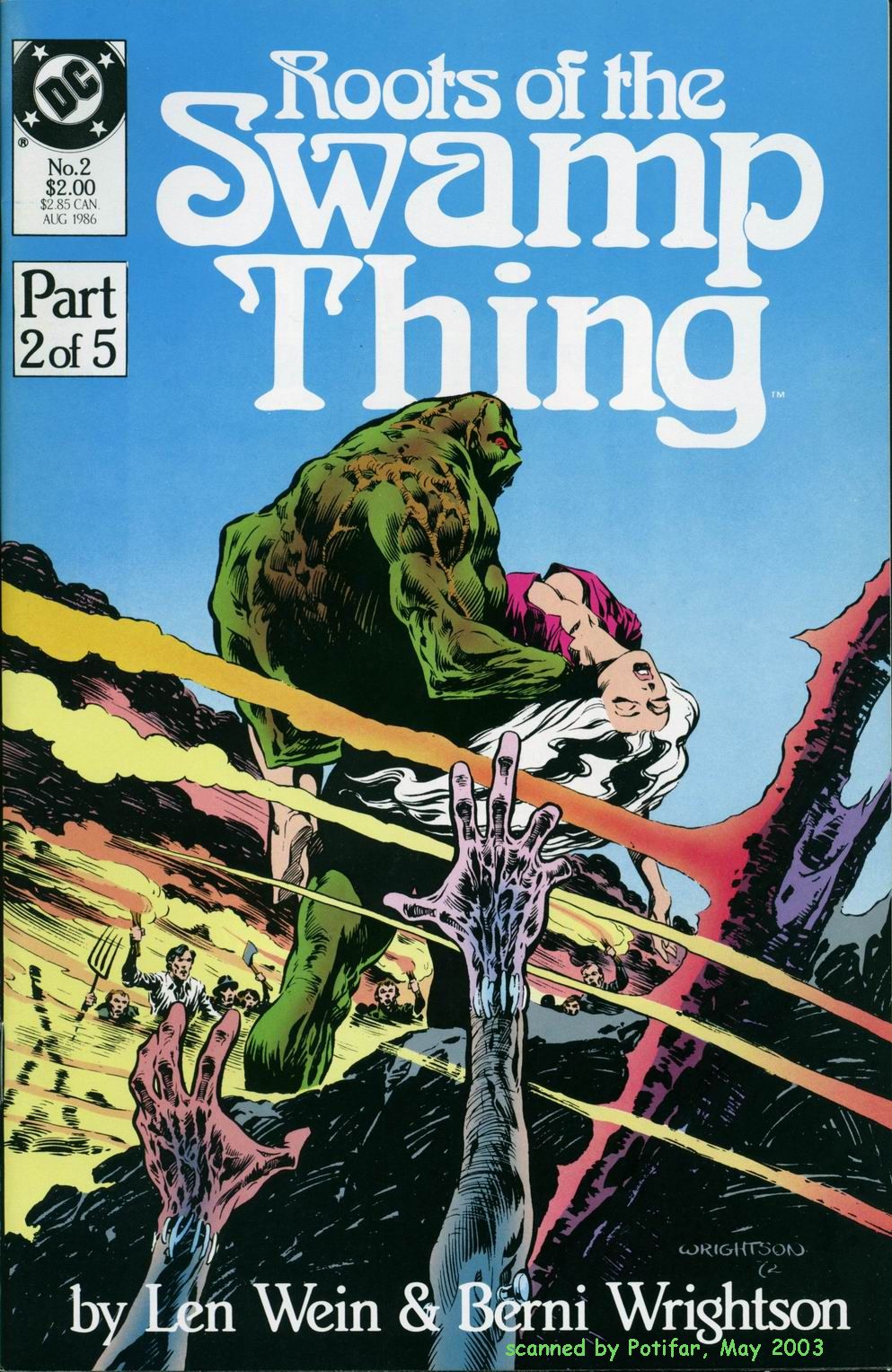 Read online Roots of the Swamp Thing comic -  Issue #2 - 1