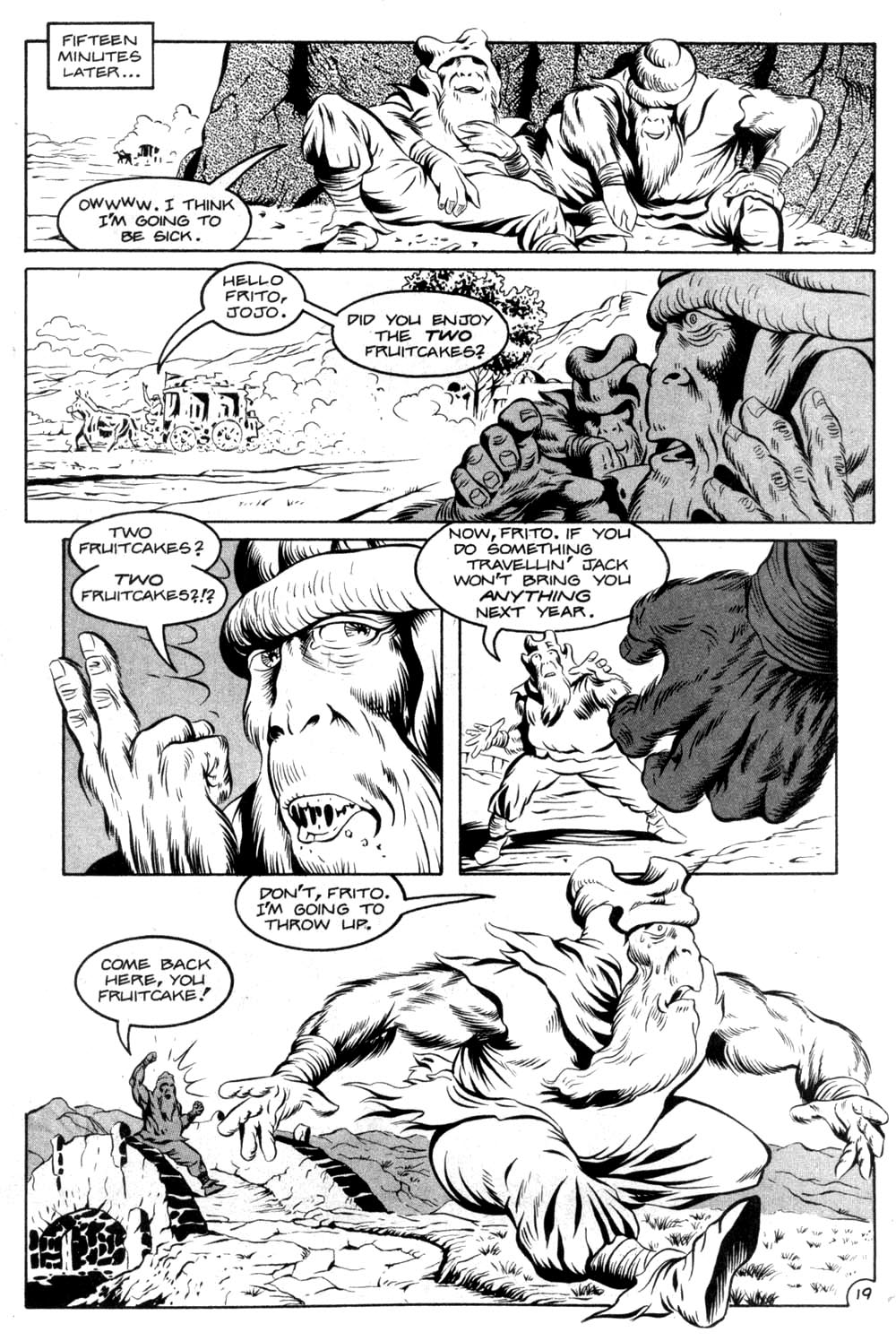 Read online Planet of the Apes (1990) comic -  Issue #8 - 20