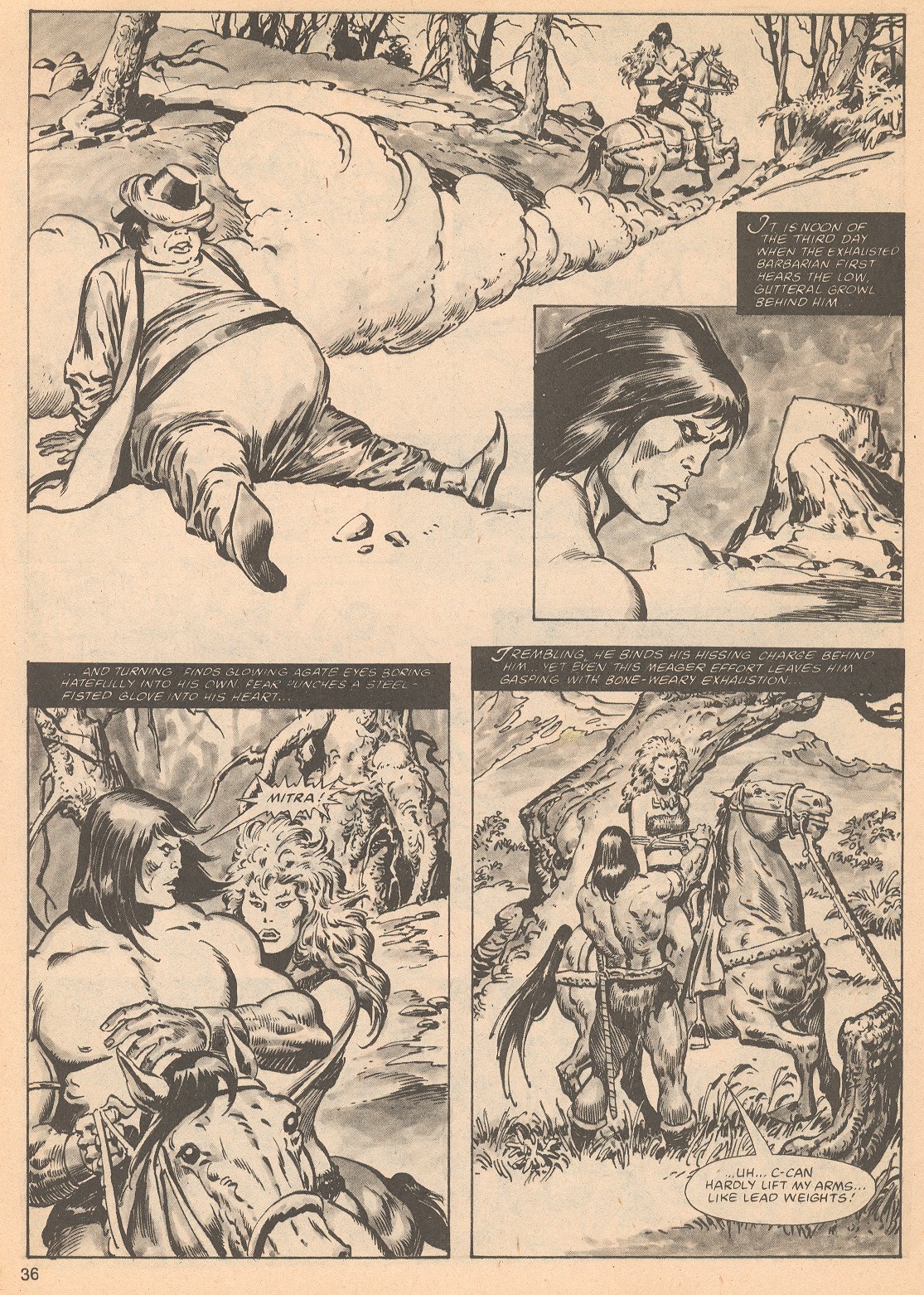 Read online The Savage Sword Of Conan comic -  Issue #64 - 36