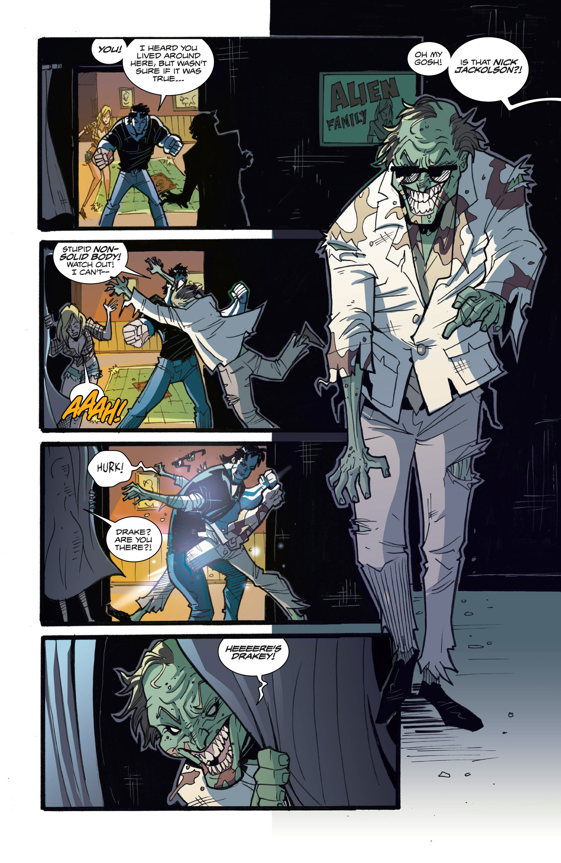 Read online Fanboys vs. Zombies comic -  Issue #17 - 15