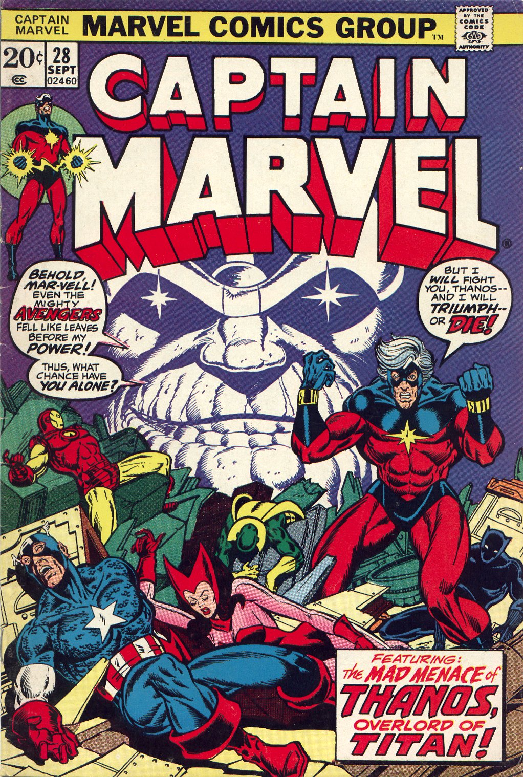 Captain Marvel (1968) Issue #28 #28 - English 1