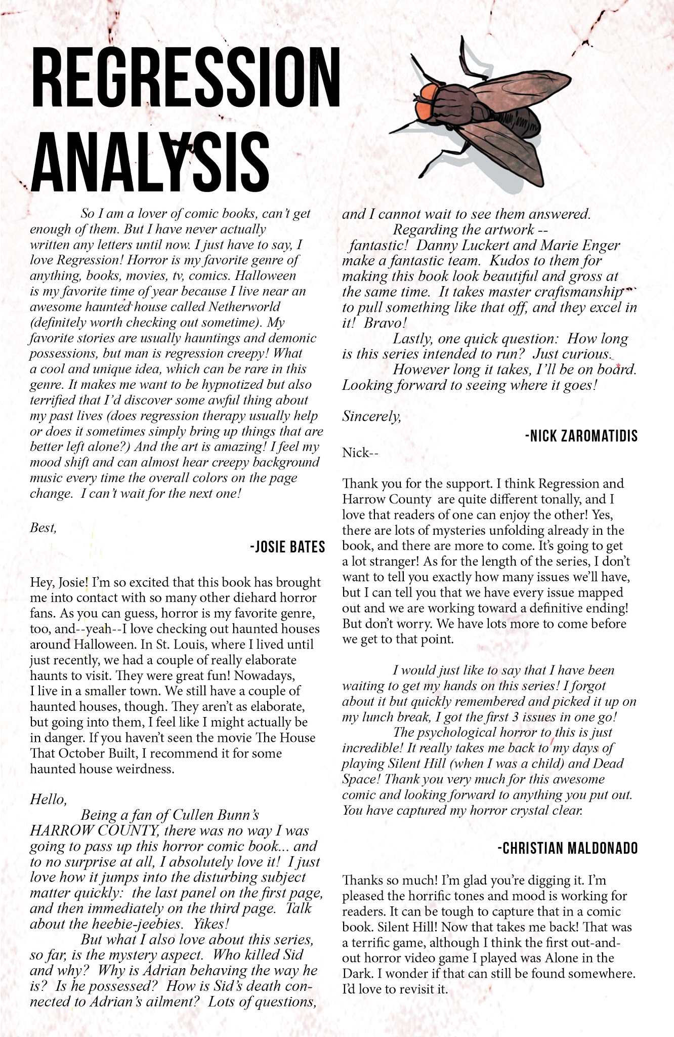 Read online Regression comic -  Issue #5 - 24