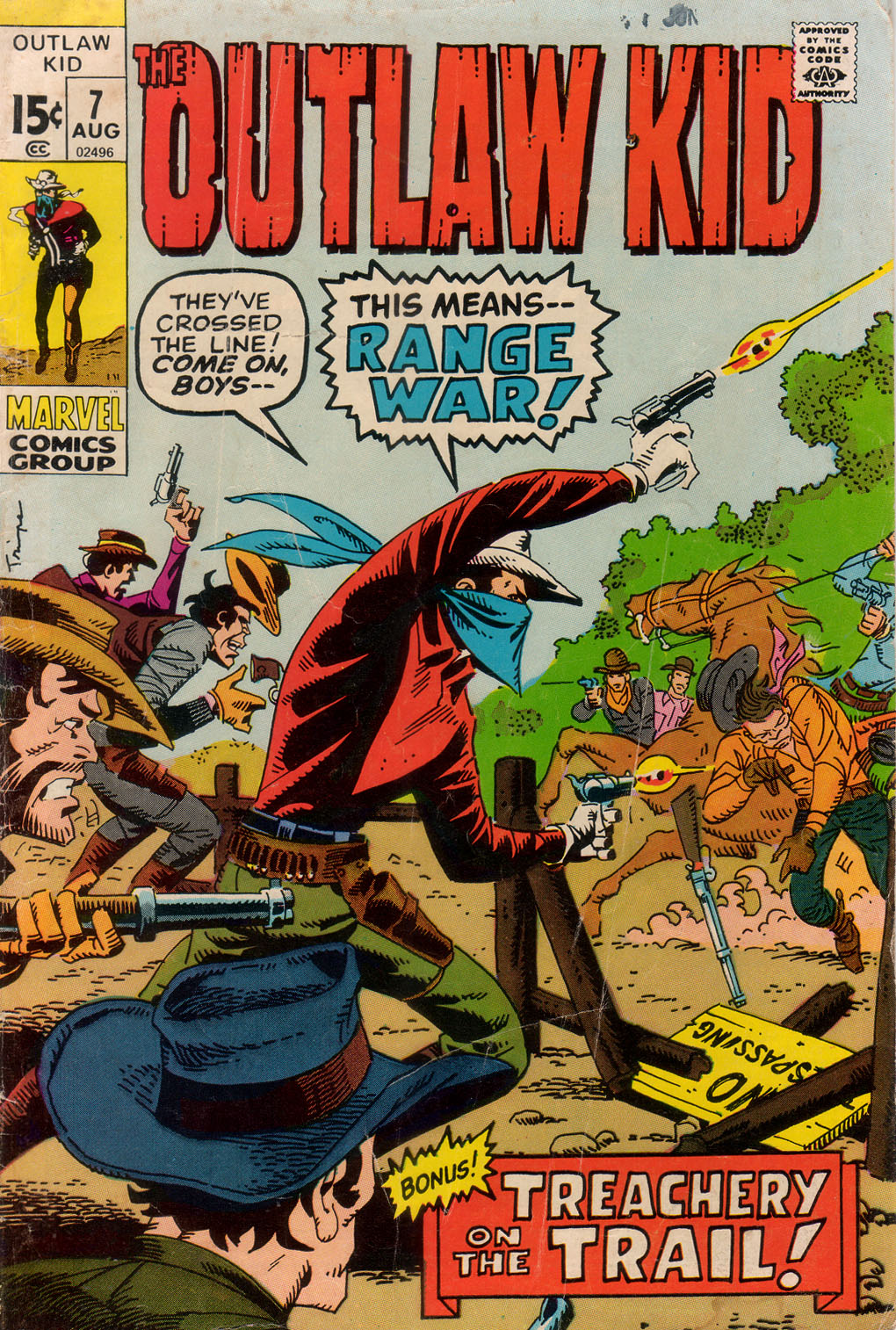 Read online The Outlaw Kid (1970) comic -  Issue #7 - 1