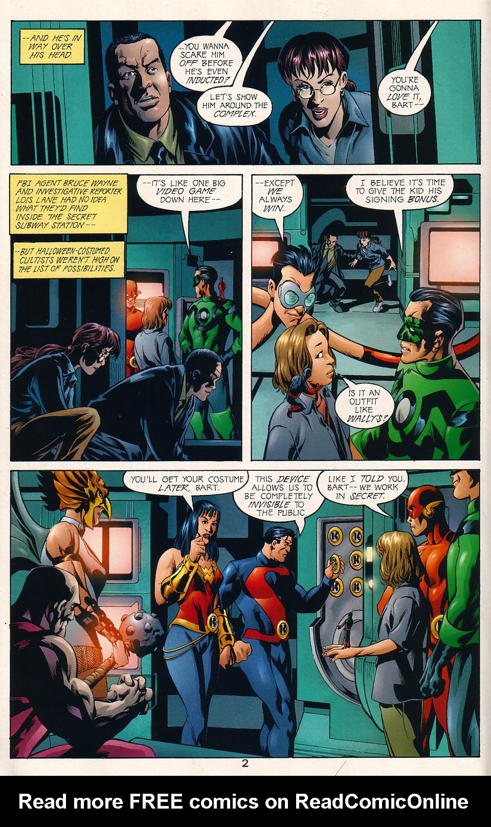 Read online JLA: The Secret Society of Super-Heroes comic -  Issue #2 - 4