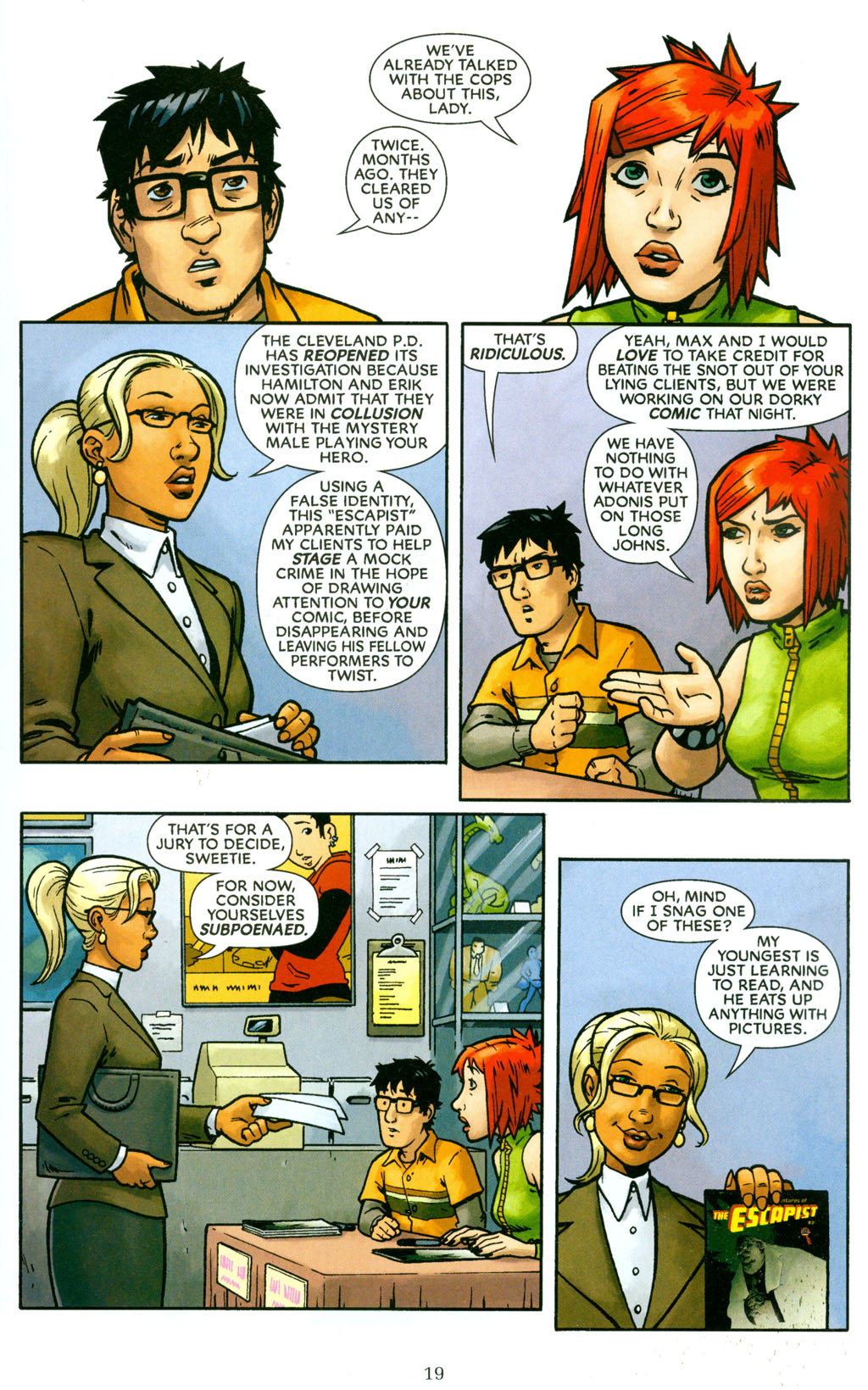 Read online The Escapists comic -  Issue #4 - 22