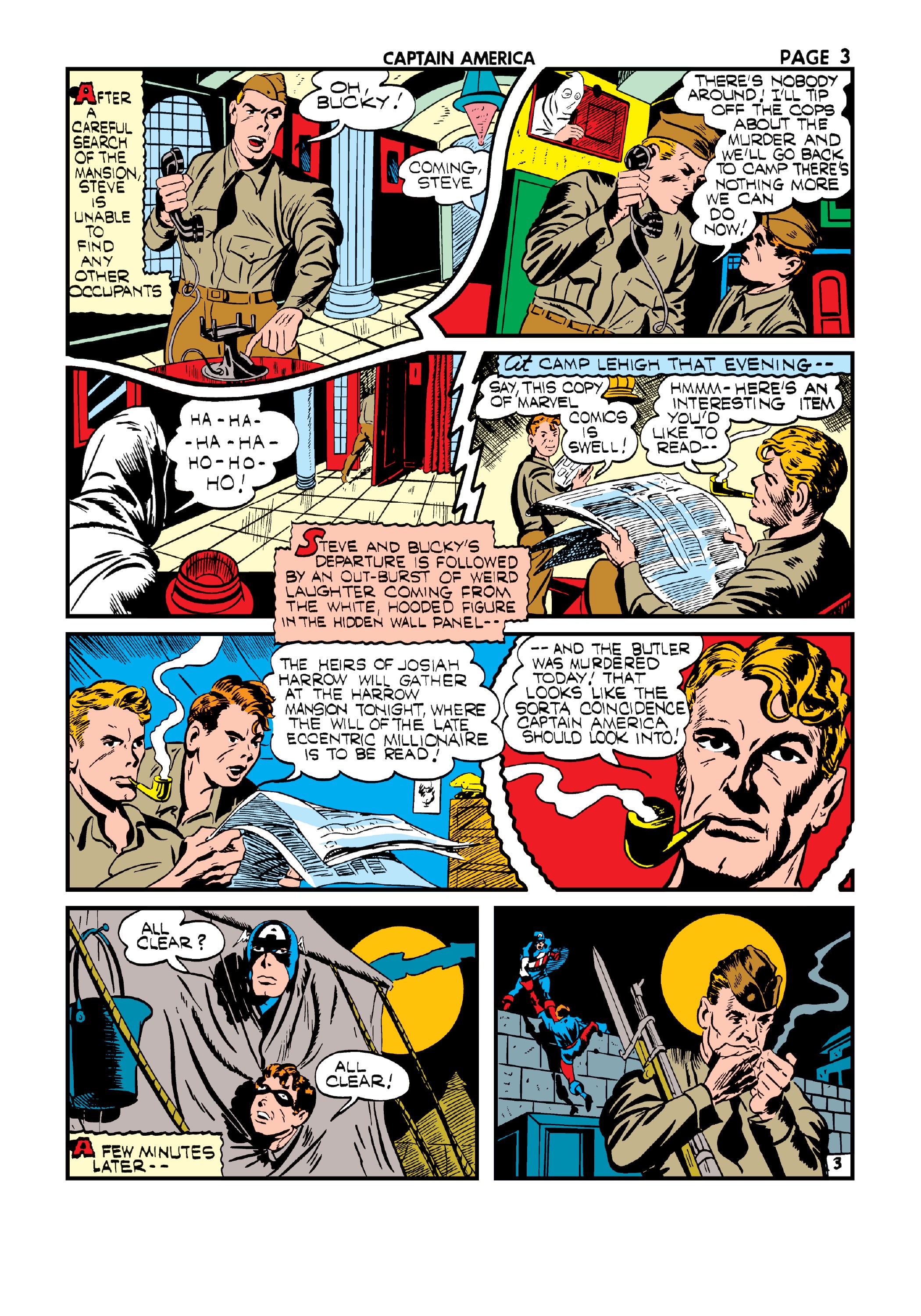 Read online Marvel Masterworks: Golden Age Captain America comic -  Issue # TPB 3 (Part 1) - 12