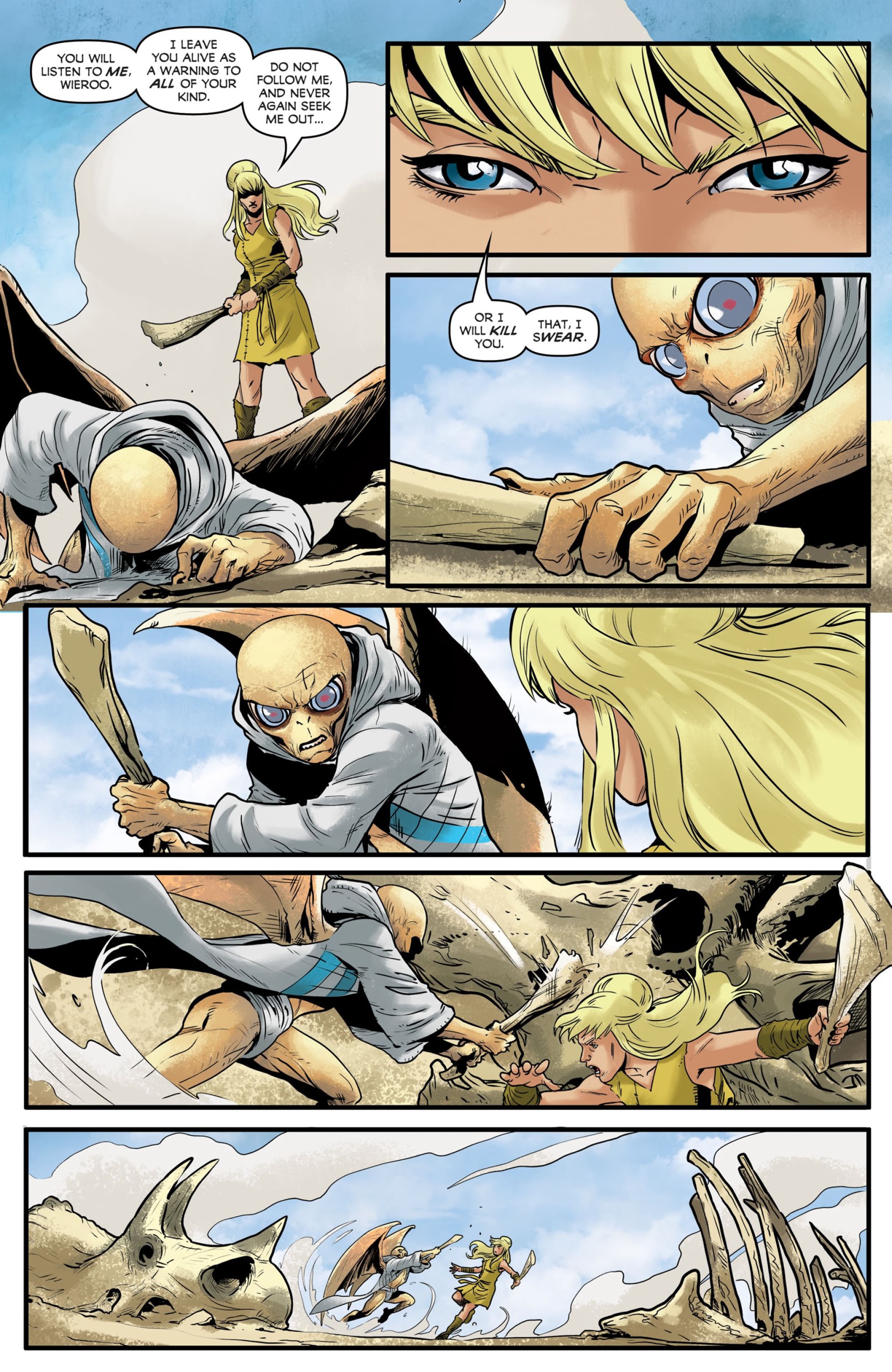 Read online The Land That Time Forgot: Fearless comic -  Issue #3 - 14