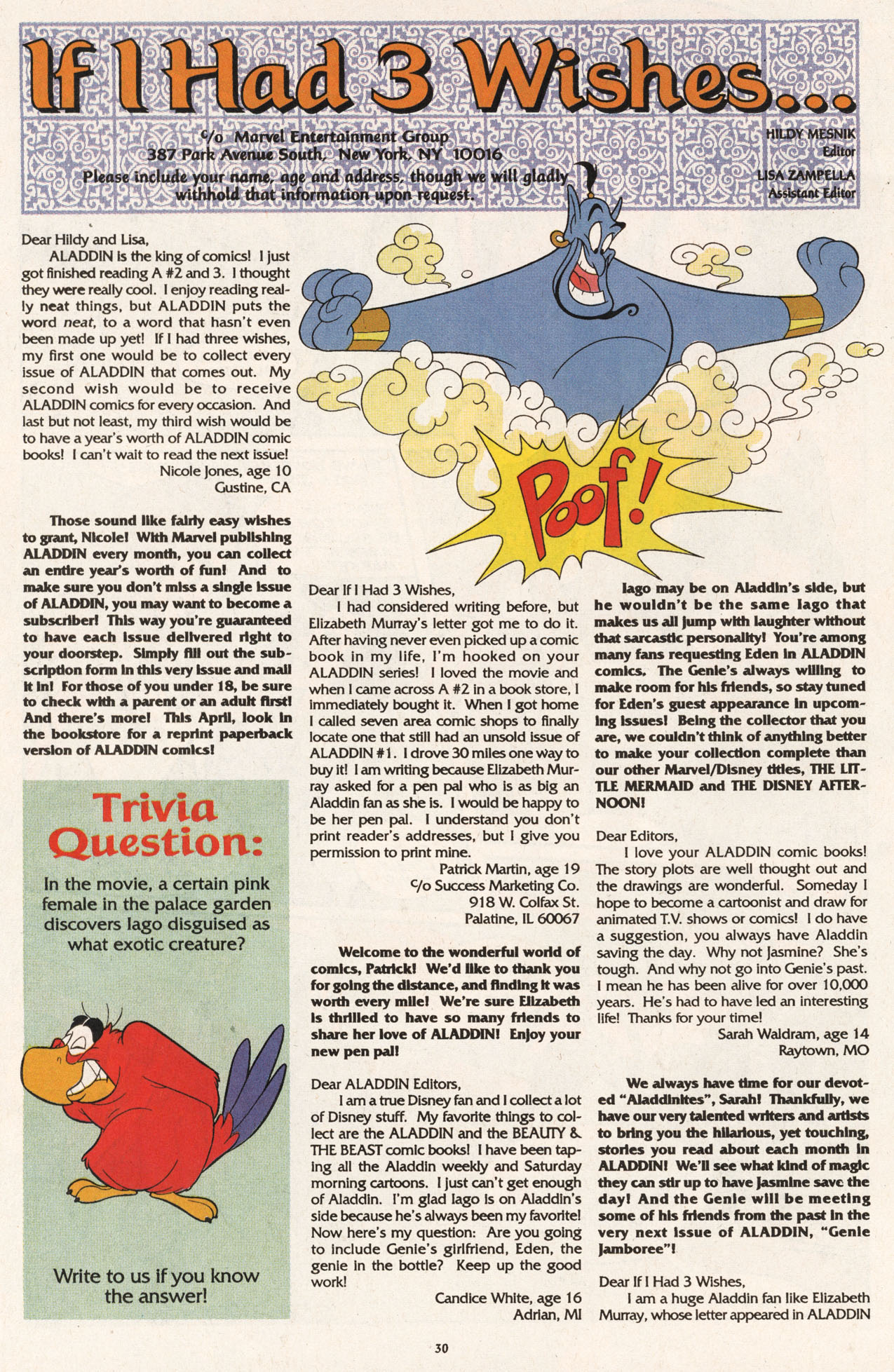 Read online Disney's Aladdin comic -  Issue #6 - 32