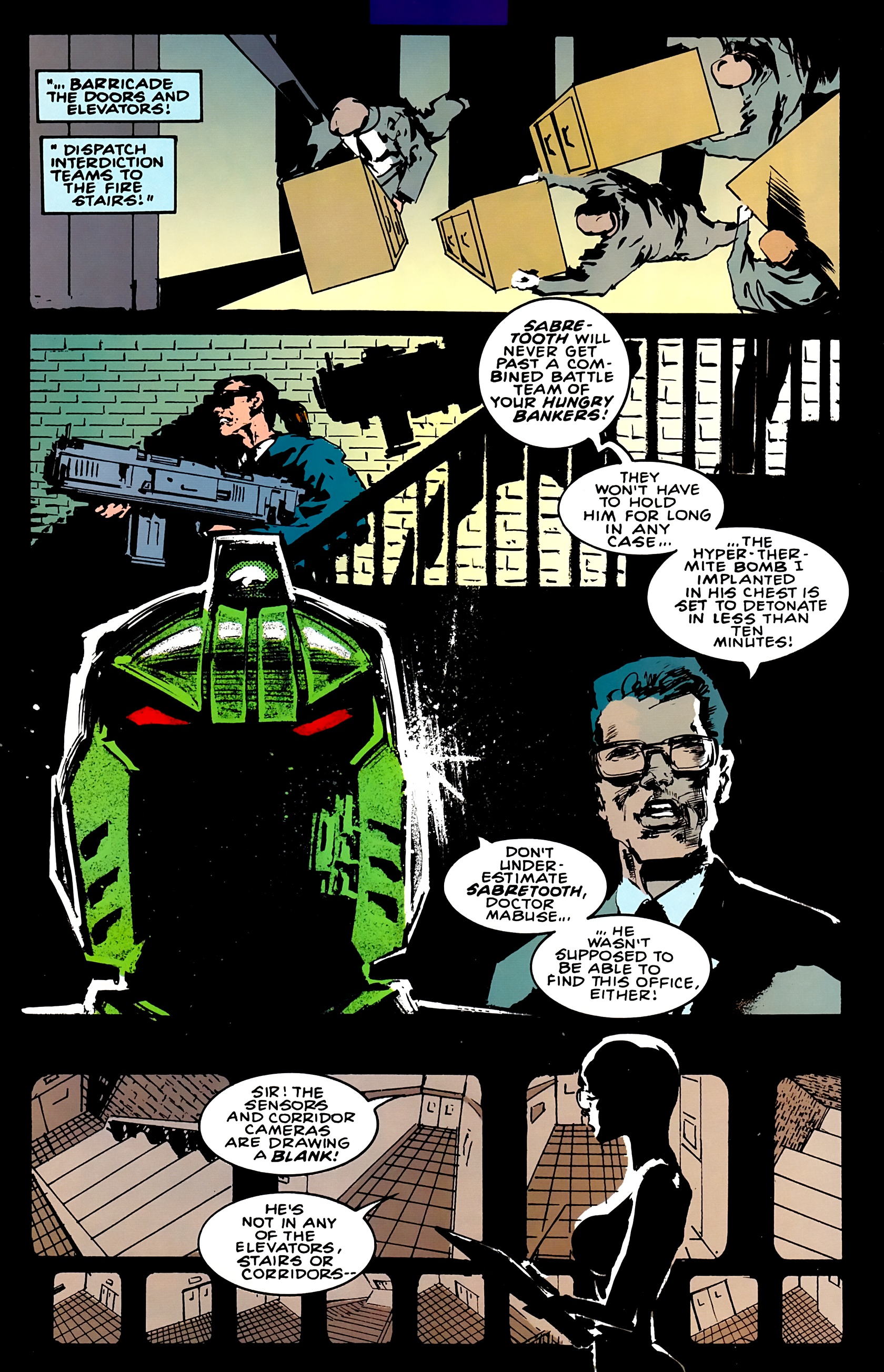 Read online Sabretooth comic -  Issue #4 - 7