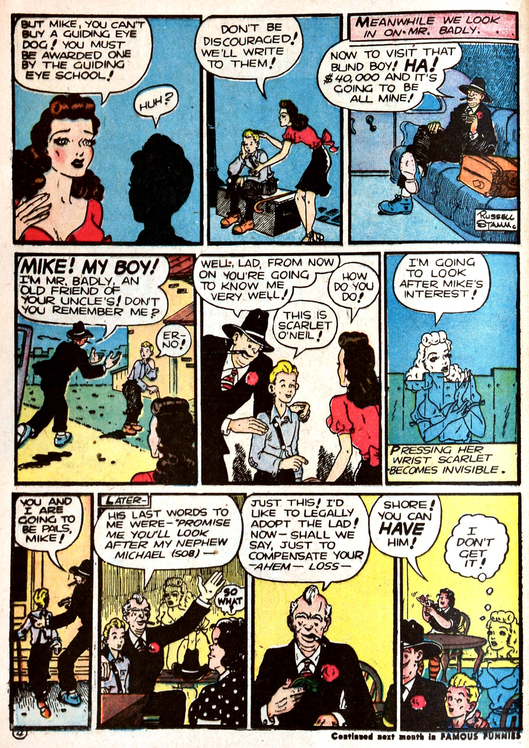 Read online Famous Funnies comic -  Issue #87 - 28