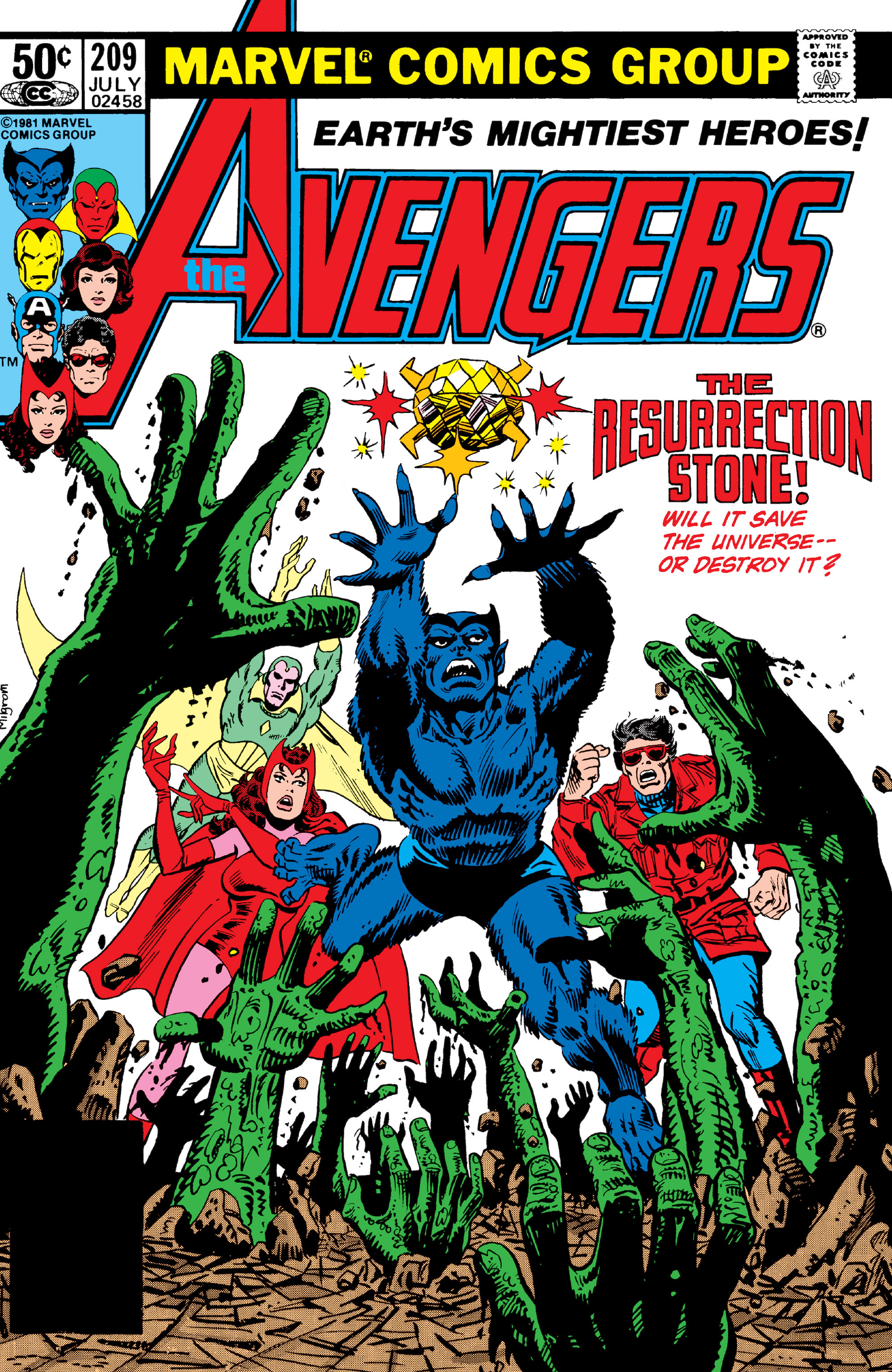 Read online The Avengers (1963) comic -  Issue #209 - 1