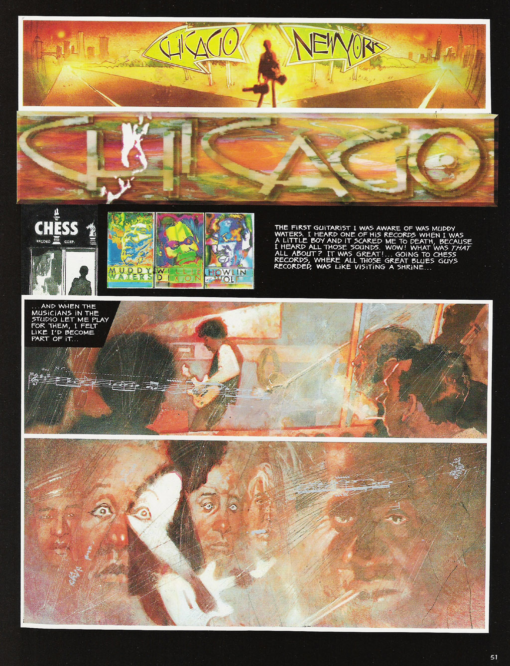 Read online Voodoo Child - The Illustrated Legend of Jimi Hendrix comic -  Issue # TPB - 54