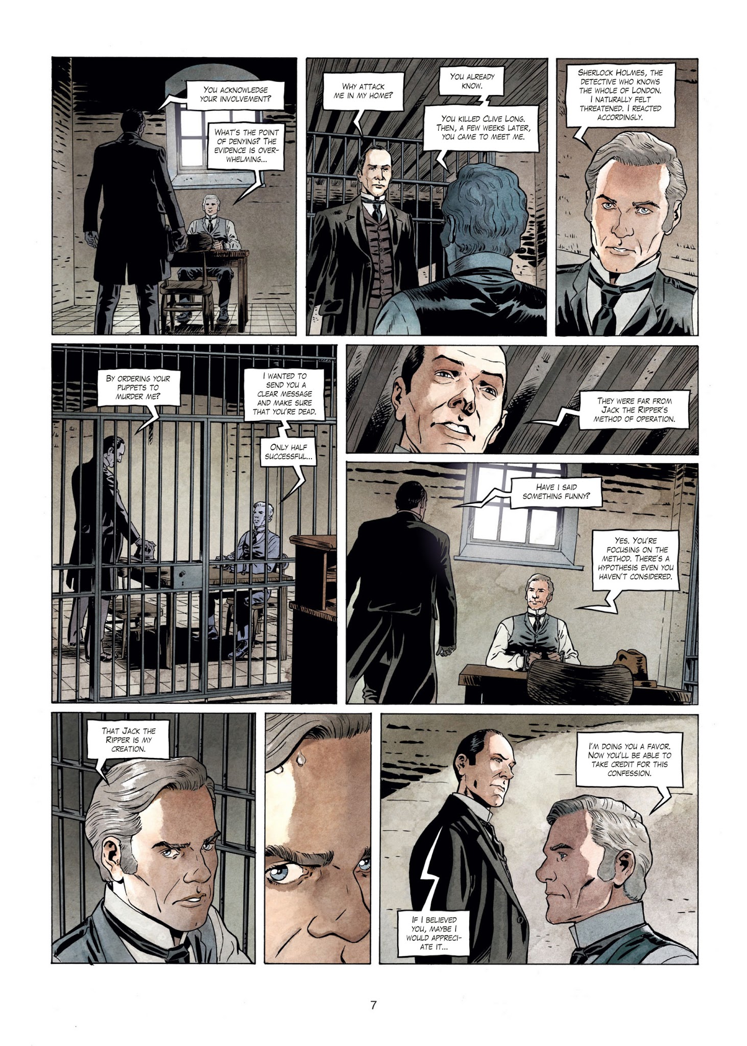 Read online Sherlock Holmes Society comic -  Issue #3 - 7