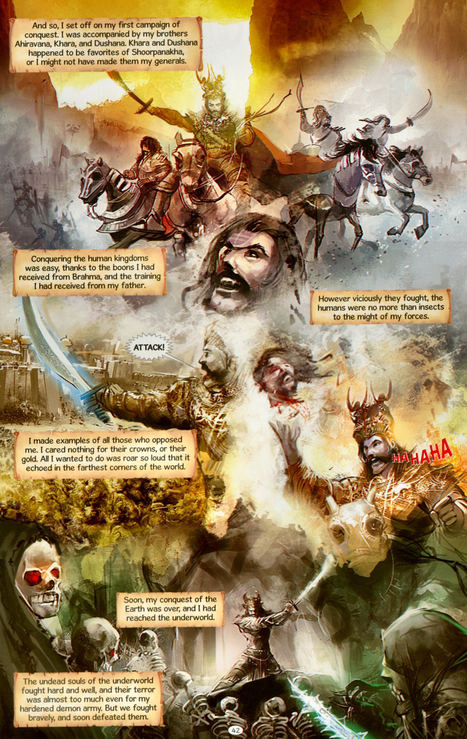 Read online Ravana: Roar of the Demon King comic -  Issue # Full - 46
