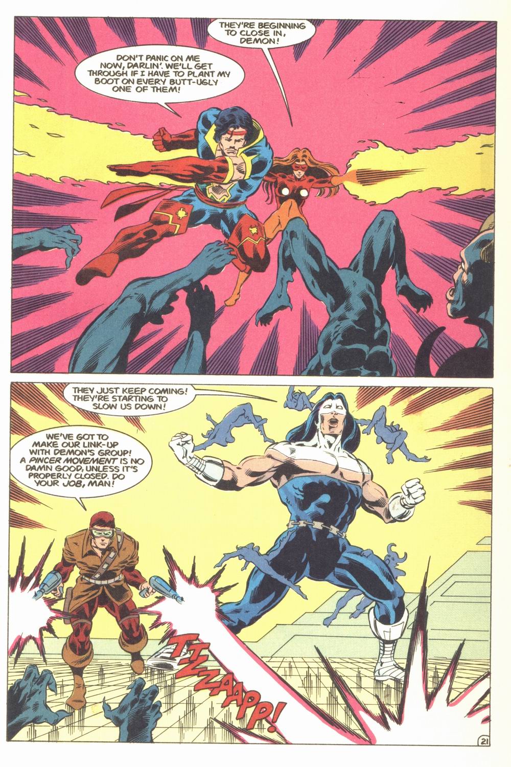 Read online Justice Machine featuring The Elementals comic -  Issue #3 - 22