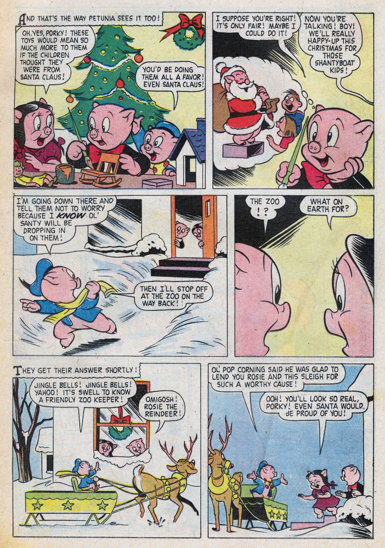 Read online Bugs Bunny's Christmas Funnies comic -  Issue # TPB 9 - 23