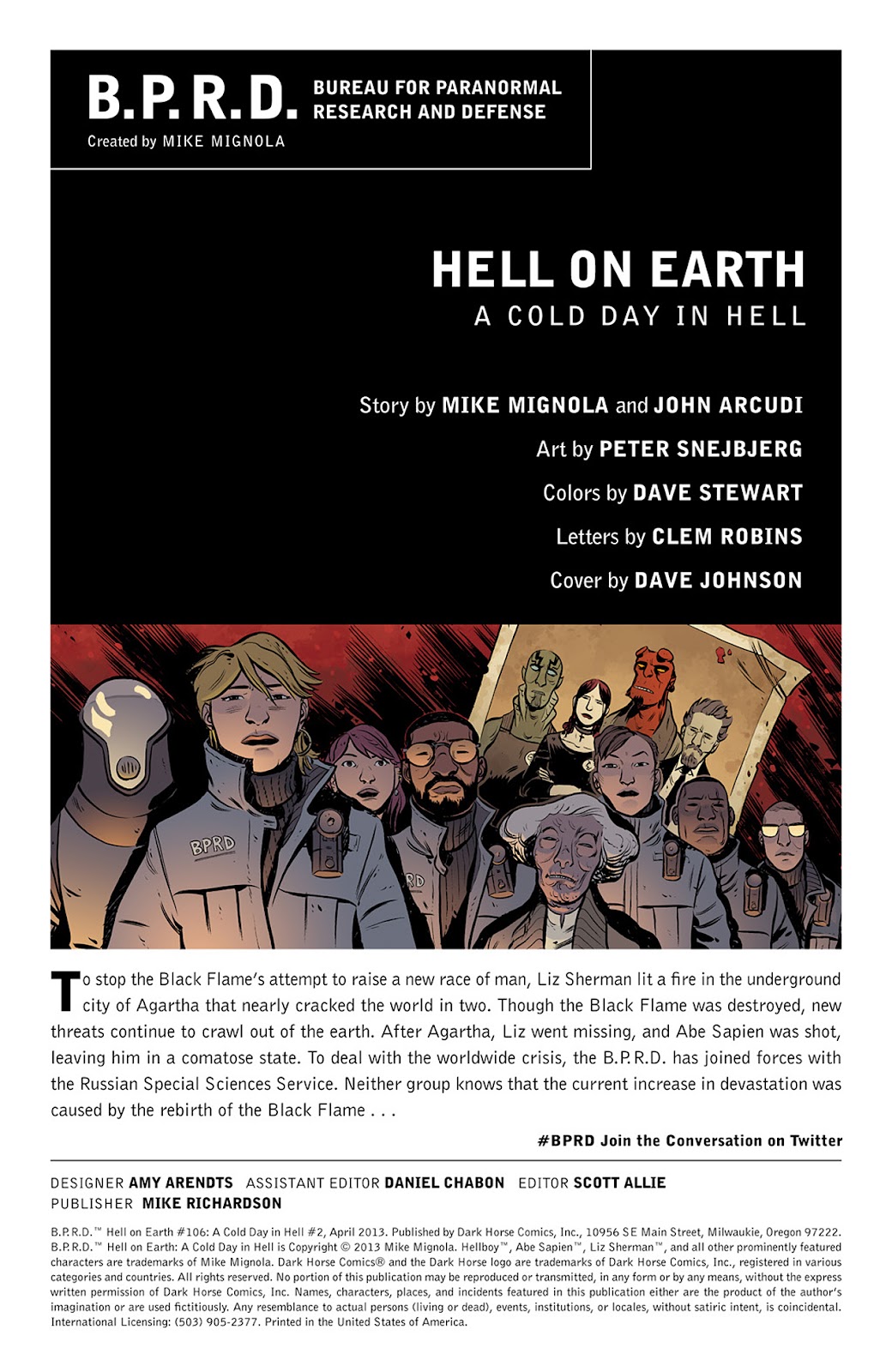 B.P.R.D. Hell on Earth: A Cold Day in Hell issue 106 - Page 2