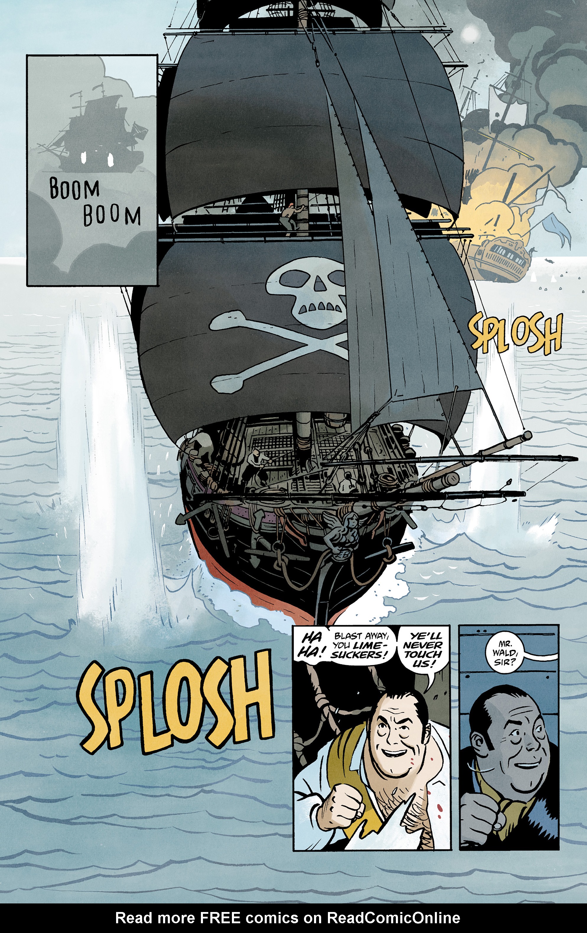 Read online Lobster Johnson: The Pirate's Ghost comic -  Issue #1 - 10