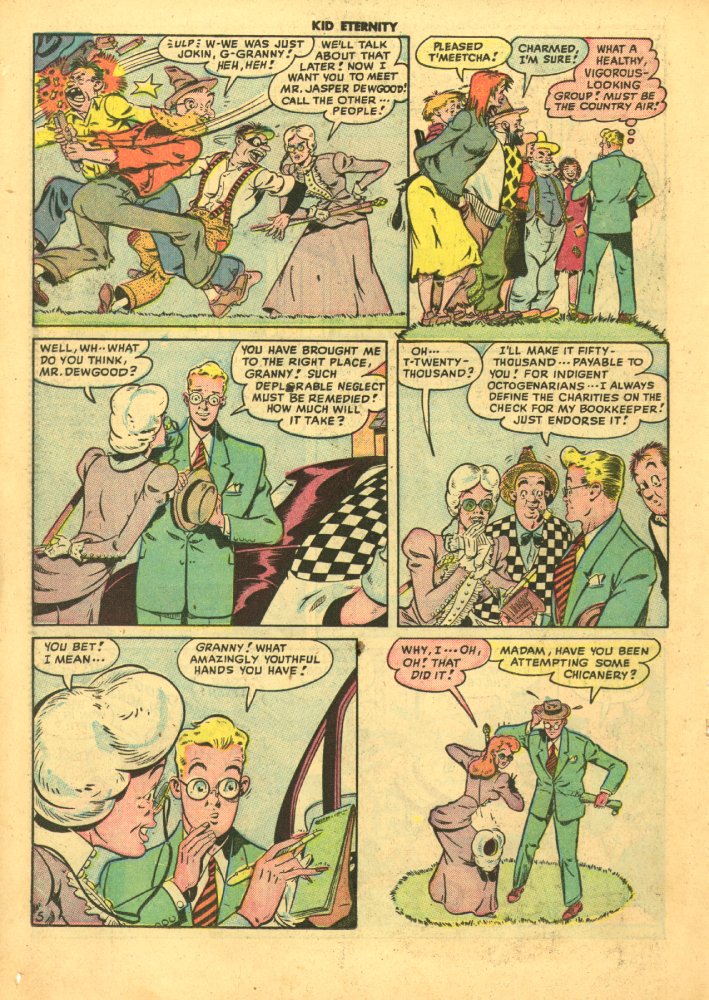 Read online Kid Eternity (1946) comic -  Issue #11 - 30