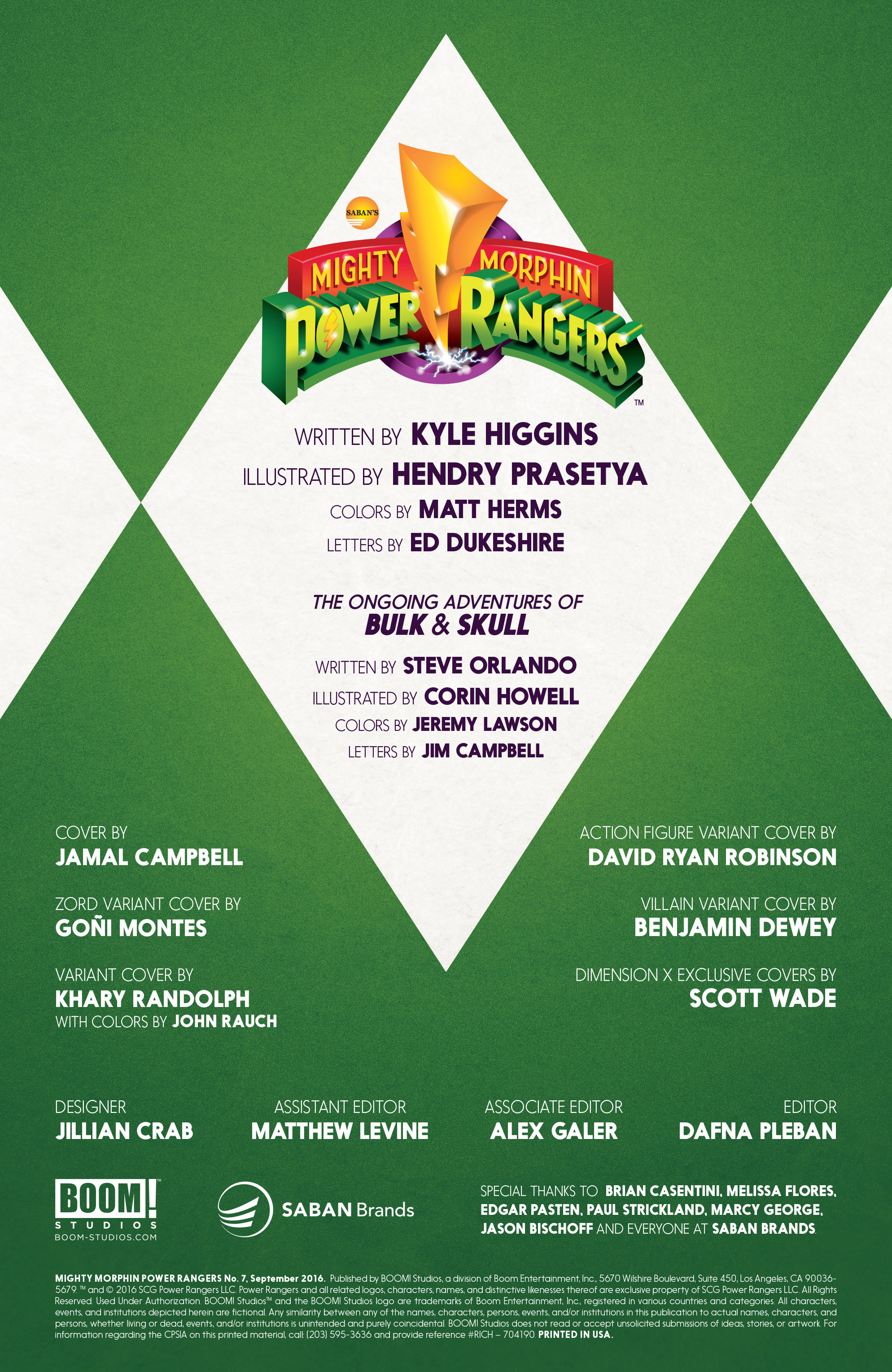 Read online Mighty Morphin Power Rangers comic -  Issue #7 - 2