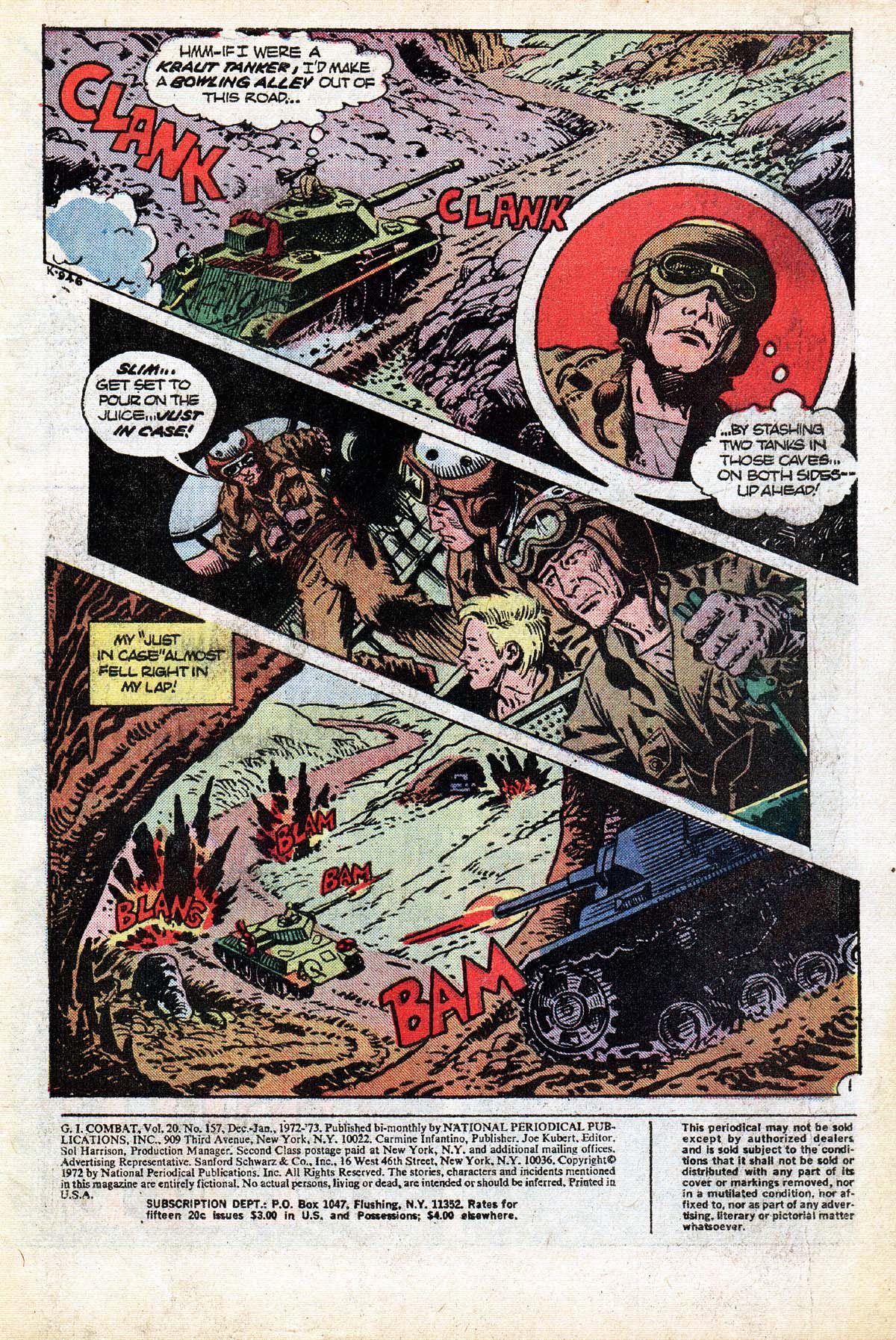 Read online G.I. Combat (1952) comic -  Issue #157 - 3