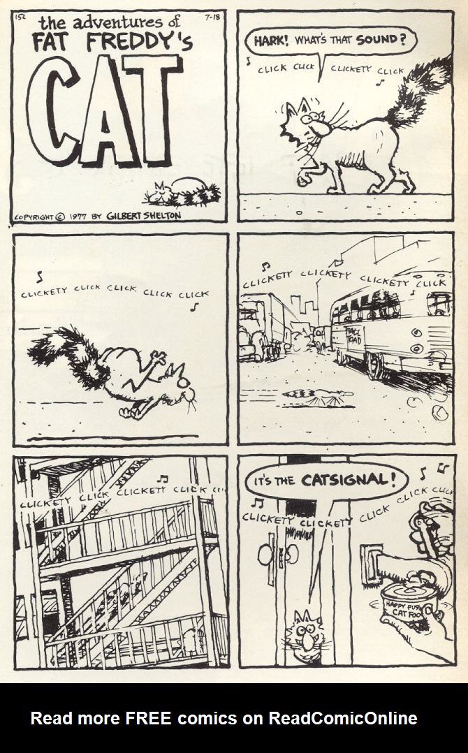Read online Adventures of Fat Freddy's Cat comic -  Issue #3 - 2