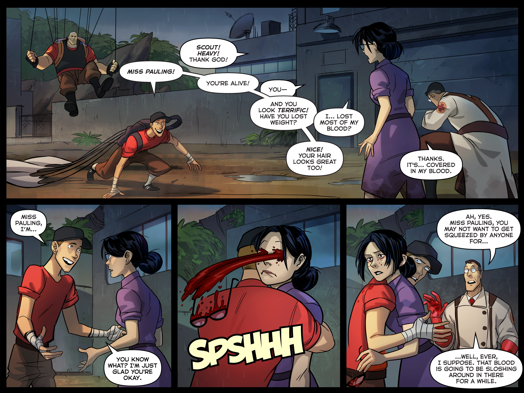 Read online Team Fortress 2 comic -  Issue #6 - 31