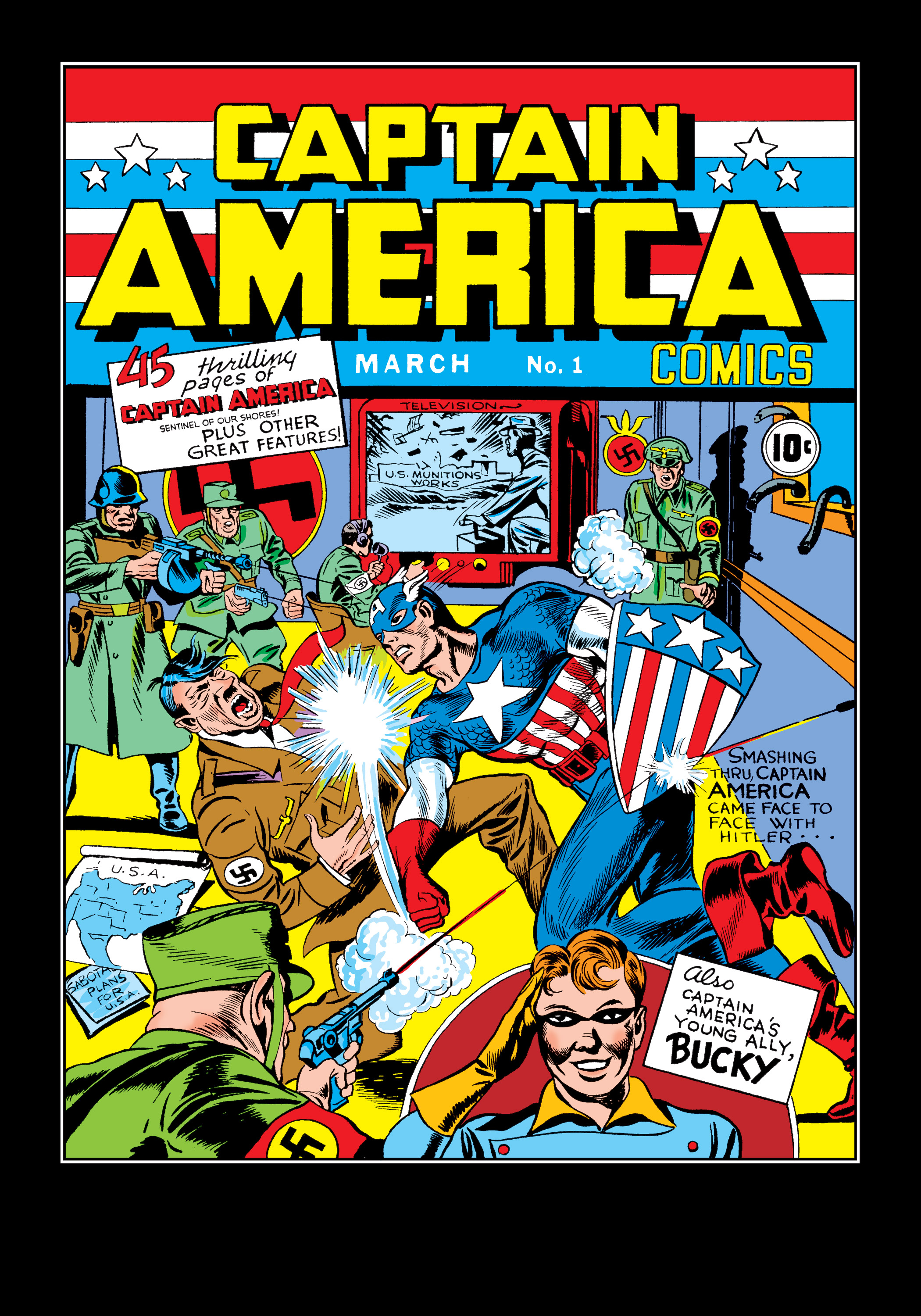Read online Marvel Masterworks: Golden Age Captain America comic -  Issue # TPB 1 (Part 1) - 10
