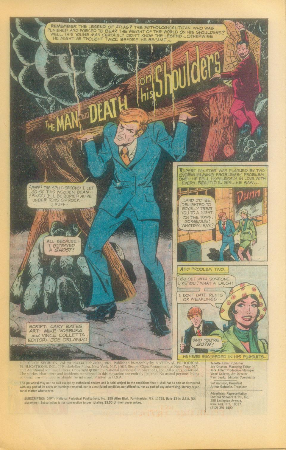 Read online House of Secrets (1956) comic -  Issue #144 - 3