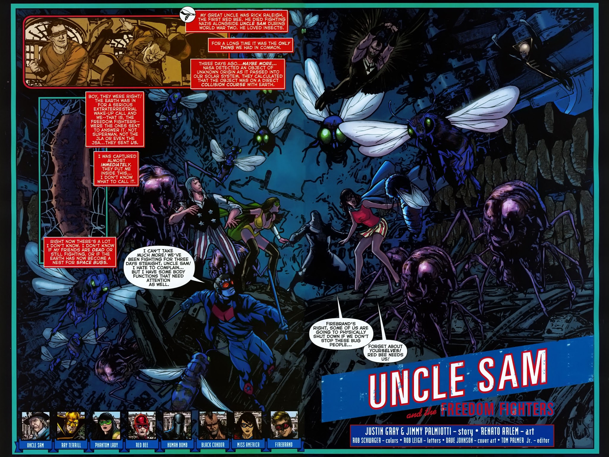Read online Uncle Sam and the Freedom Fighters (2007) comic -  Issue #1 - 3