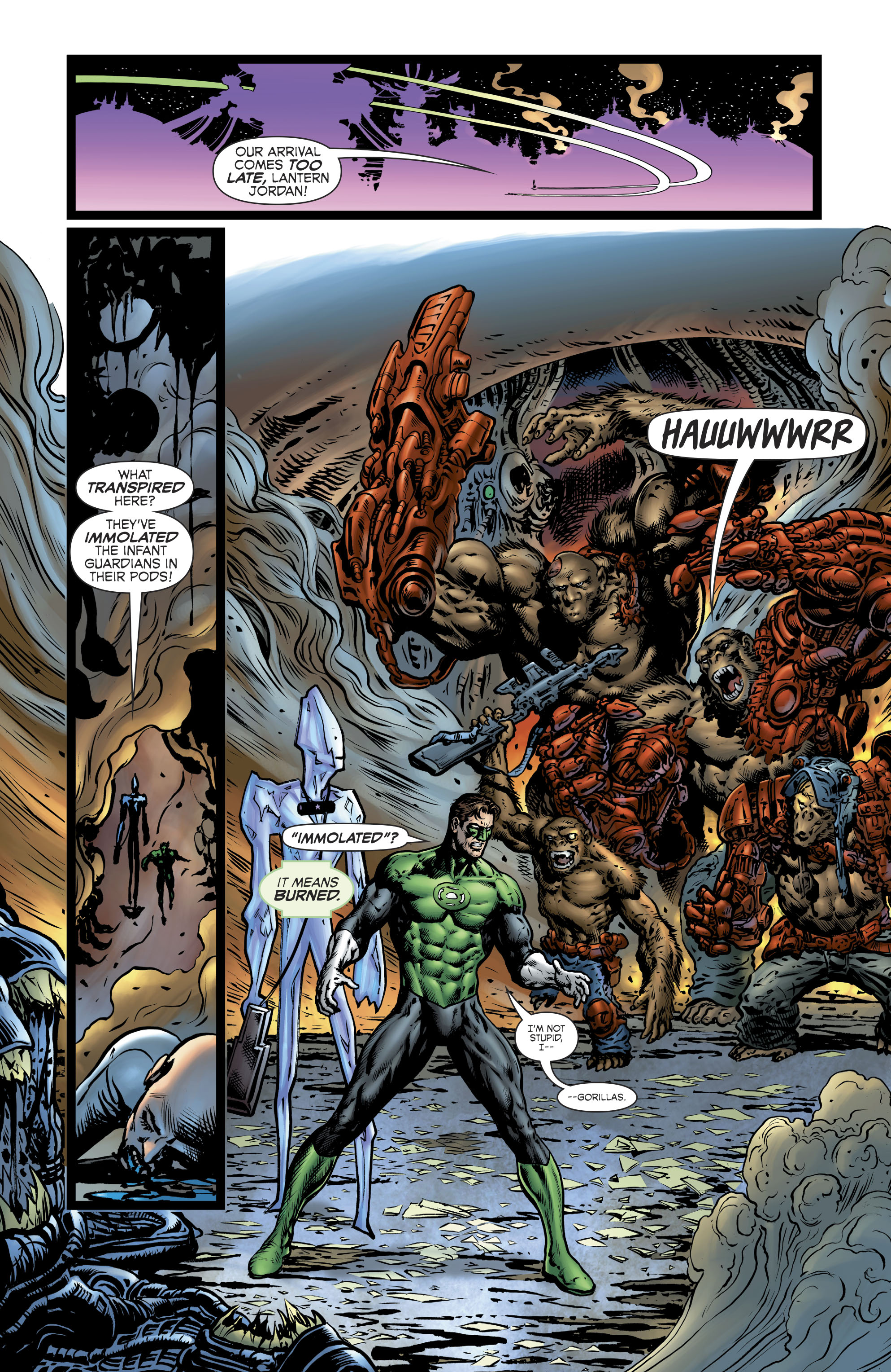 Read online The Green Lantern Season Two comic -  Issue #1 - 17