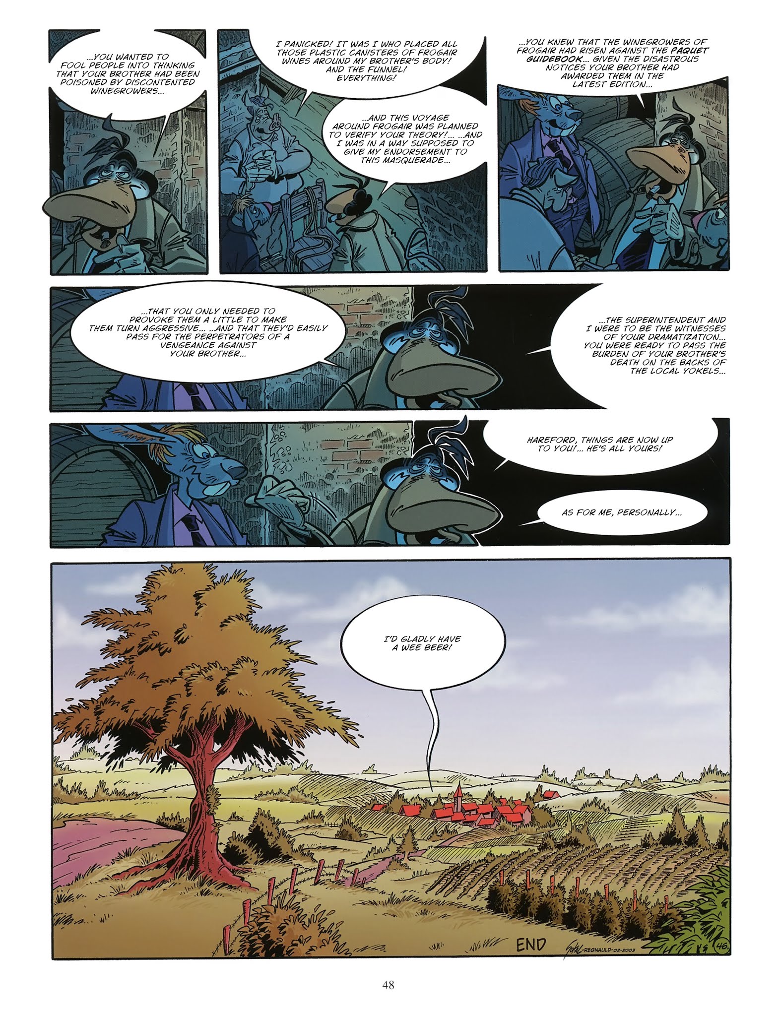 Read online Une enquête de l'inspecteur Canardo comic -  Issue #13 - 49