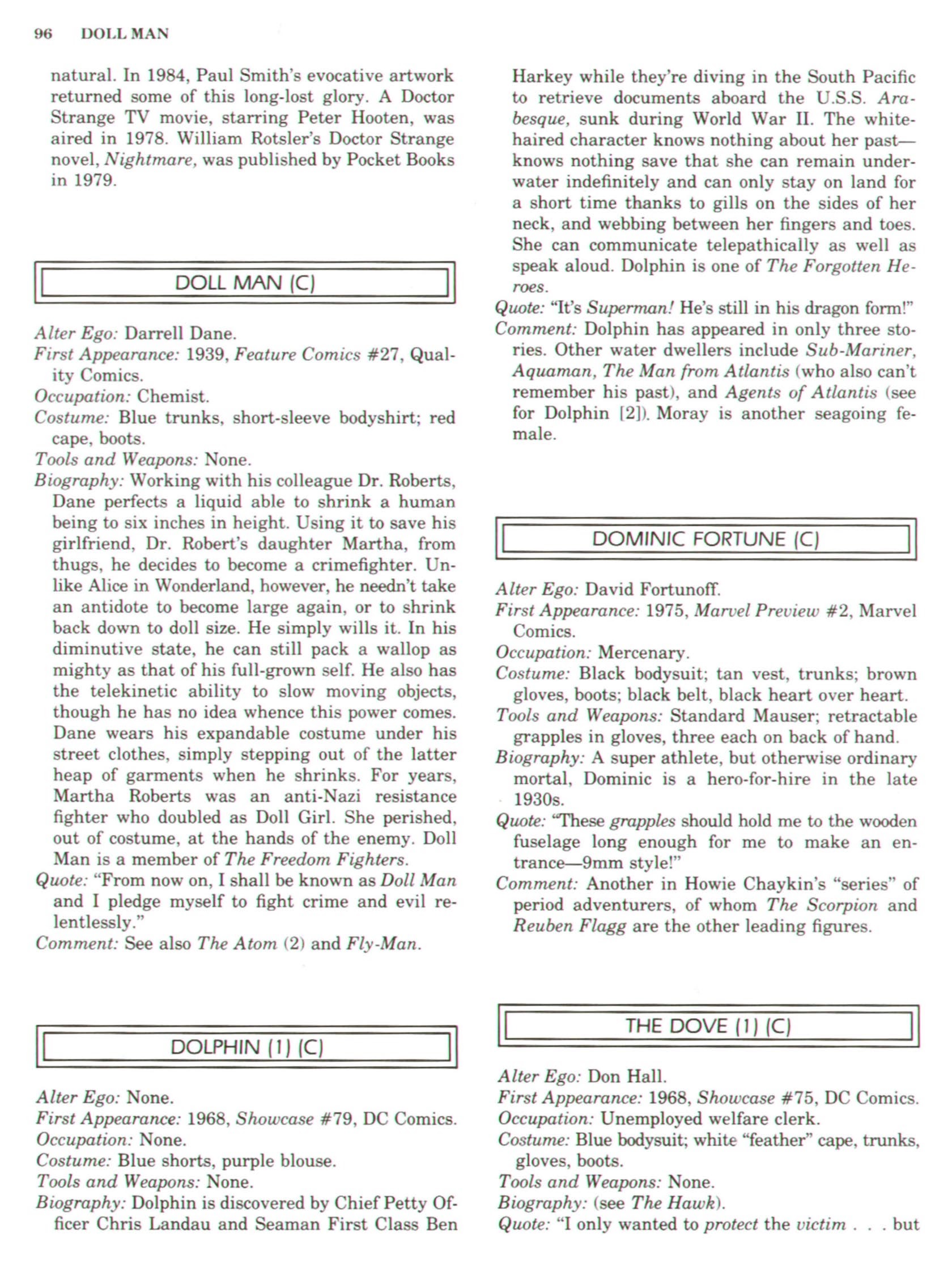 Read online The Encyclopedia of Superheroes comic -  Issue # TPB (Part 2) - 15