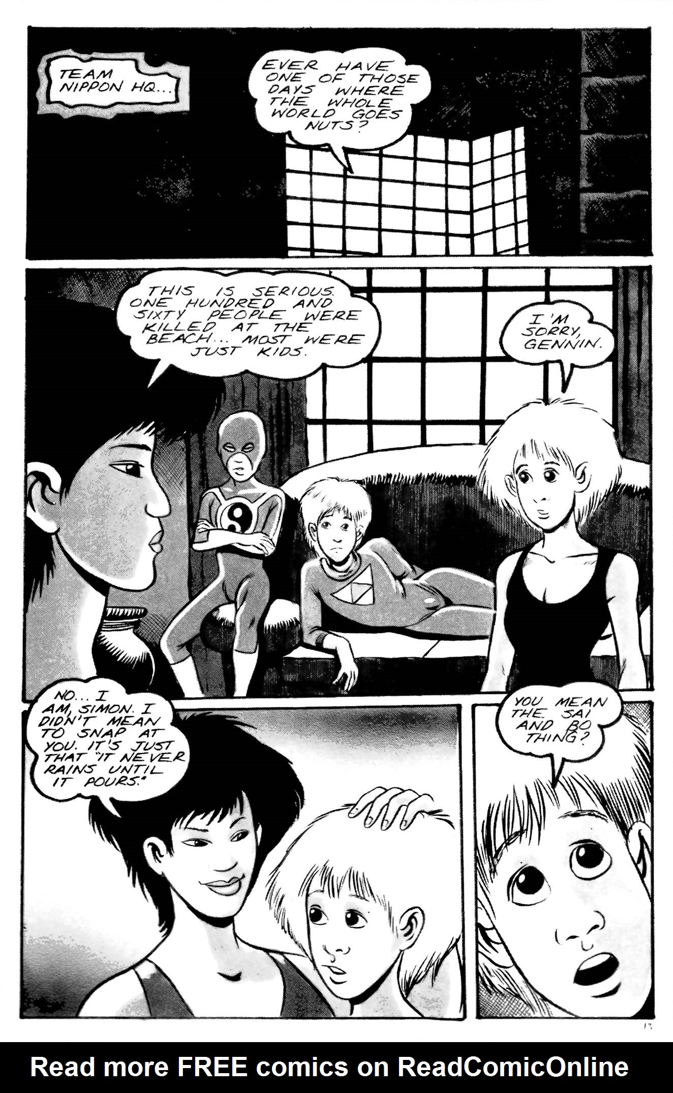 Read online Team Nippon comic -  Issue #4 - 15