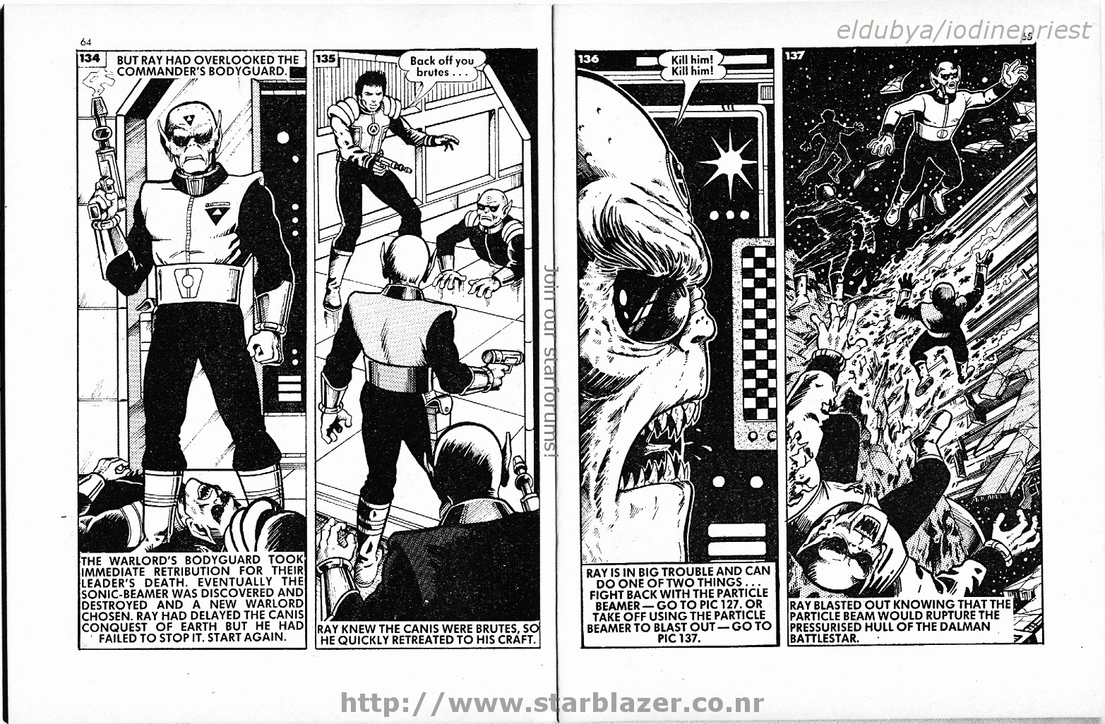 Read online Starblazer comic -  Issue #152 - 34