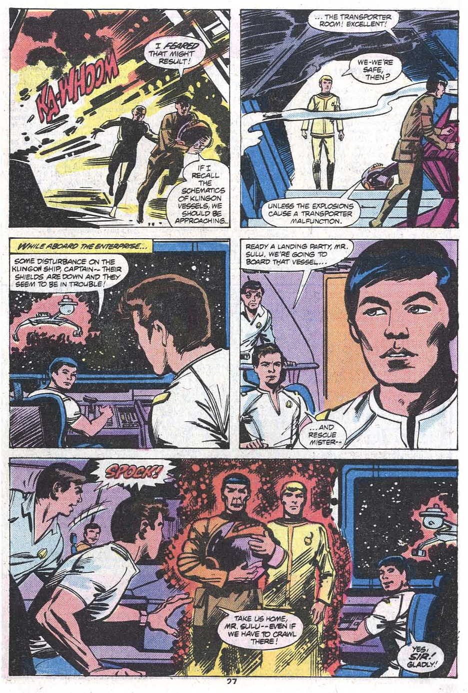 Read online Star Trek (1980) comic -  Issue #5 - 29