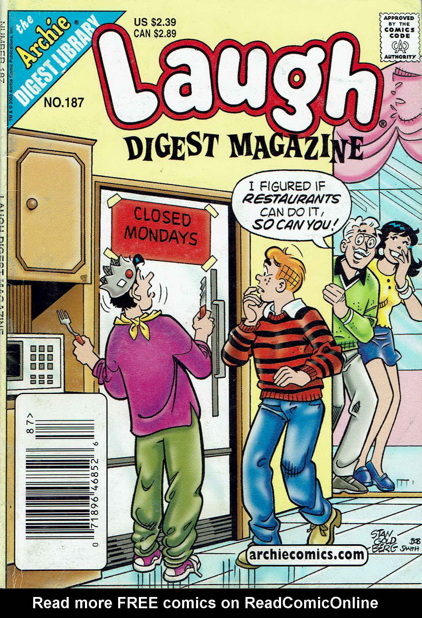 Read online Laugh Comics Digest comic -  Issue #187 - 1
