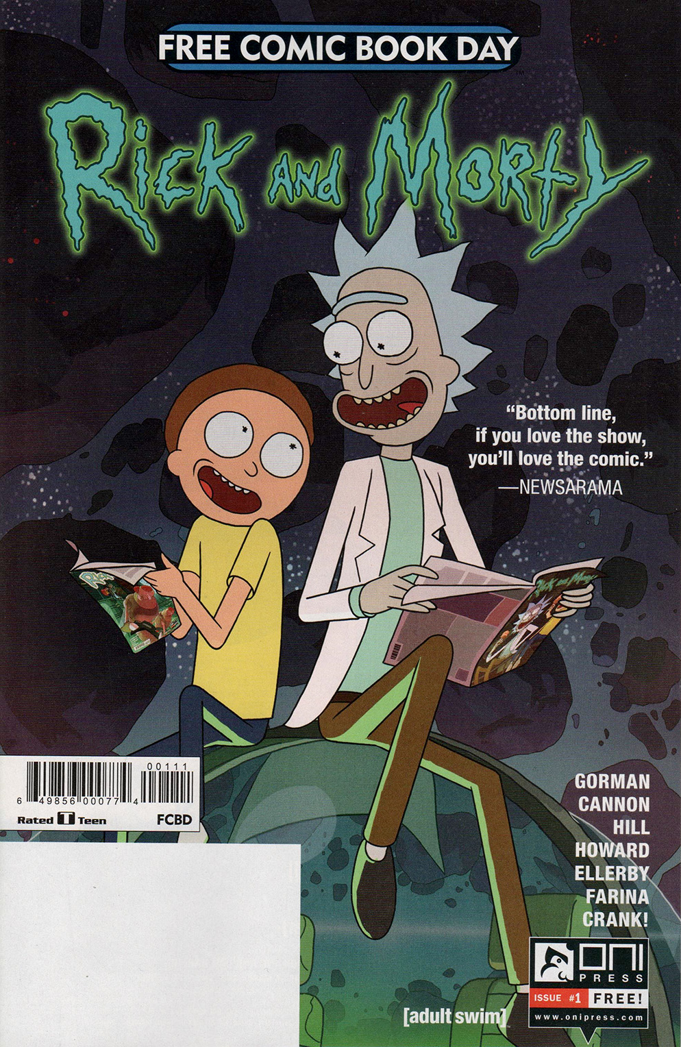 Read online Free Comic Book Day 2017 comic -  Issue # Rick and Morty - 1