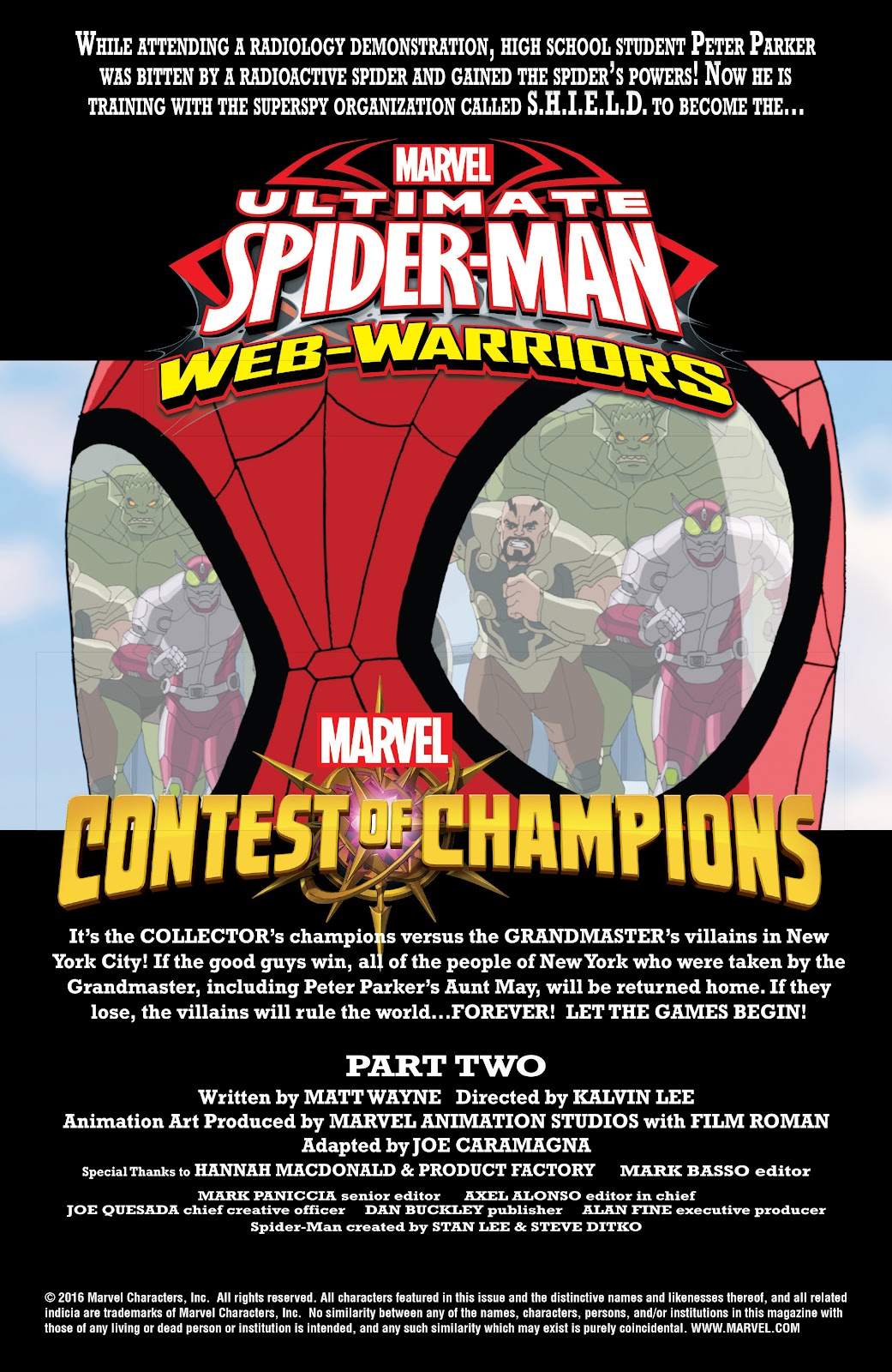 Marvel Universe Ultimate Spider-Man: Contest of Champions issue 2 - Page 2
