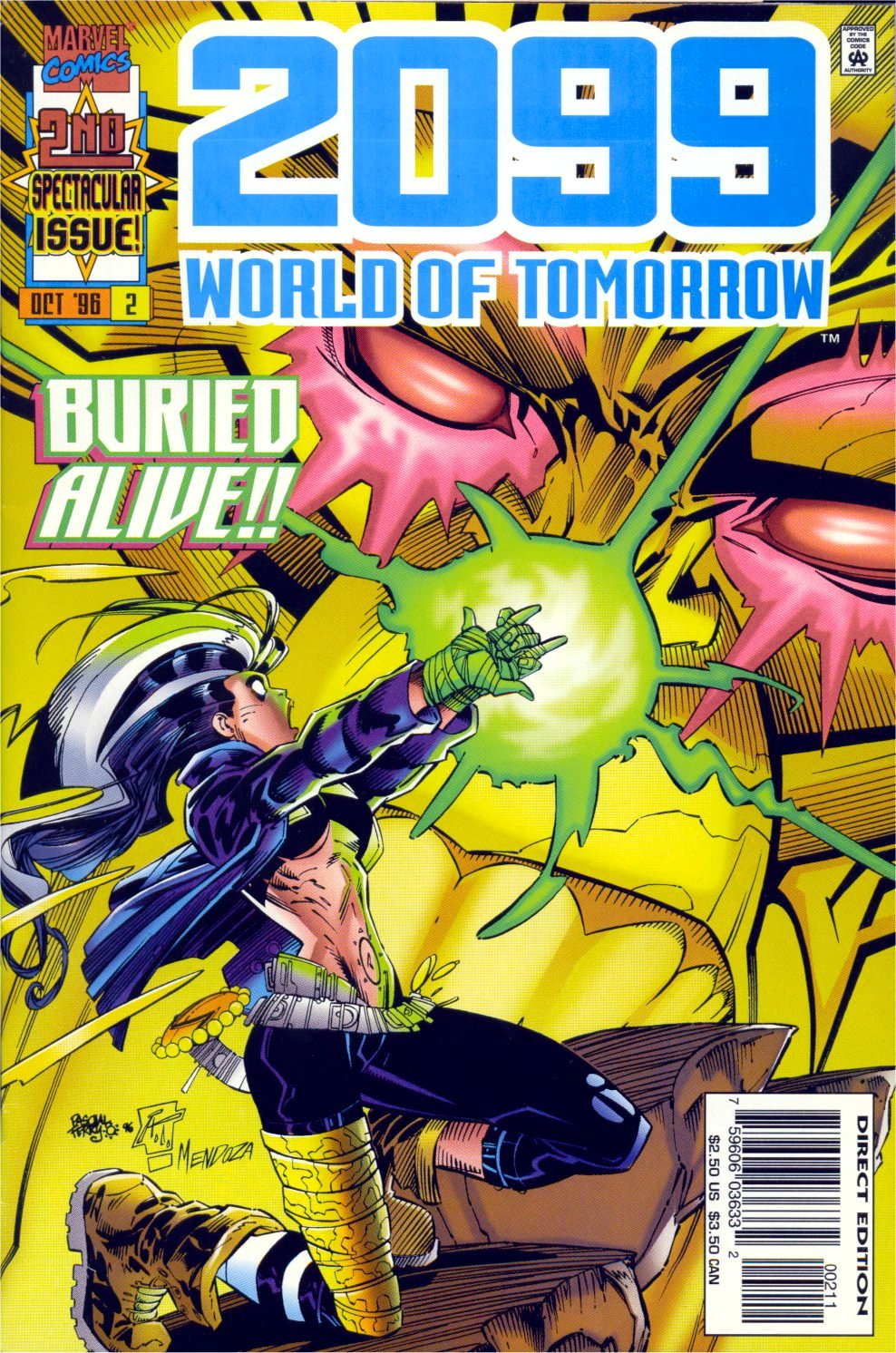 Read online 2099: World of Tomorrow comic -  Issue #2 - 1