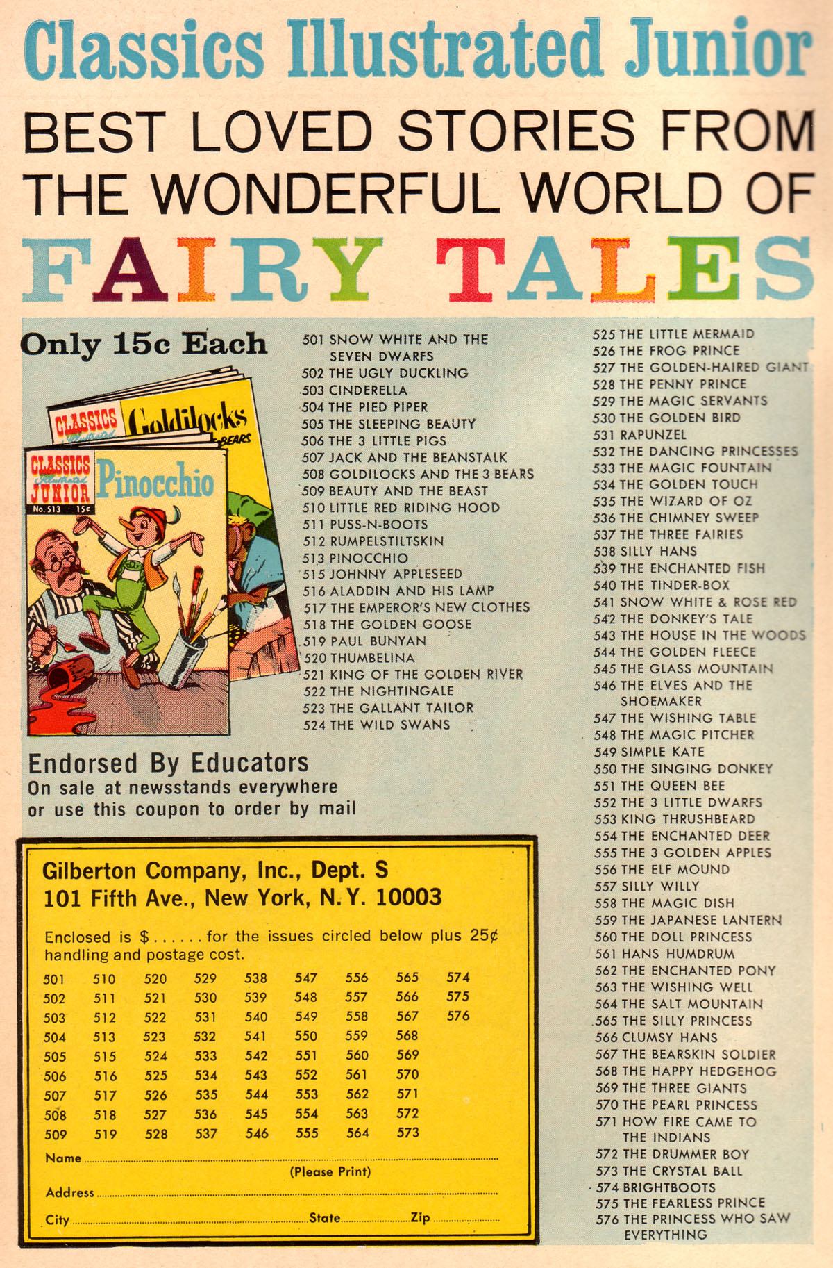 Read online Classics Illustrated Junior comic -  Issue #517 - 36