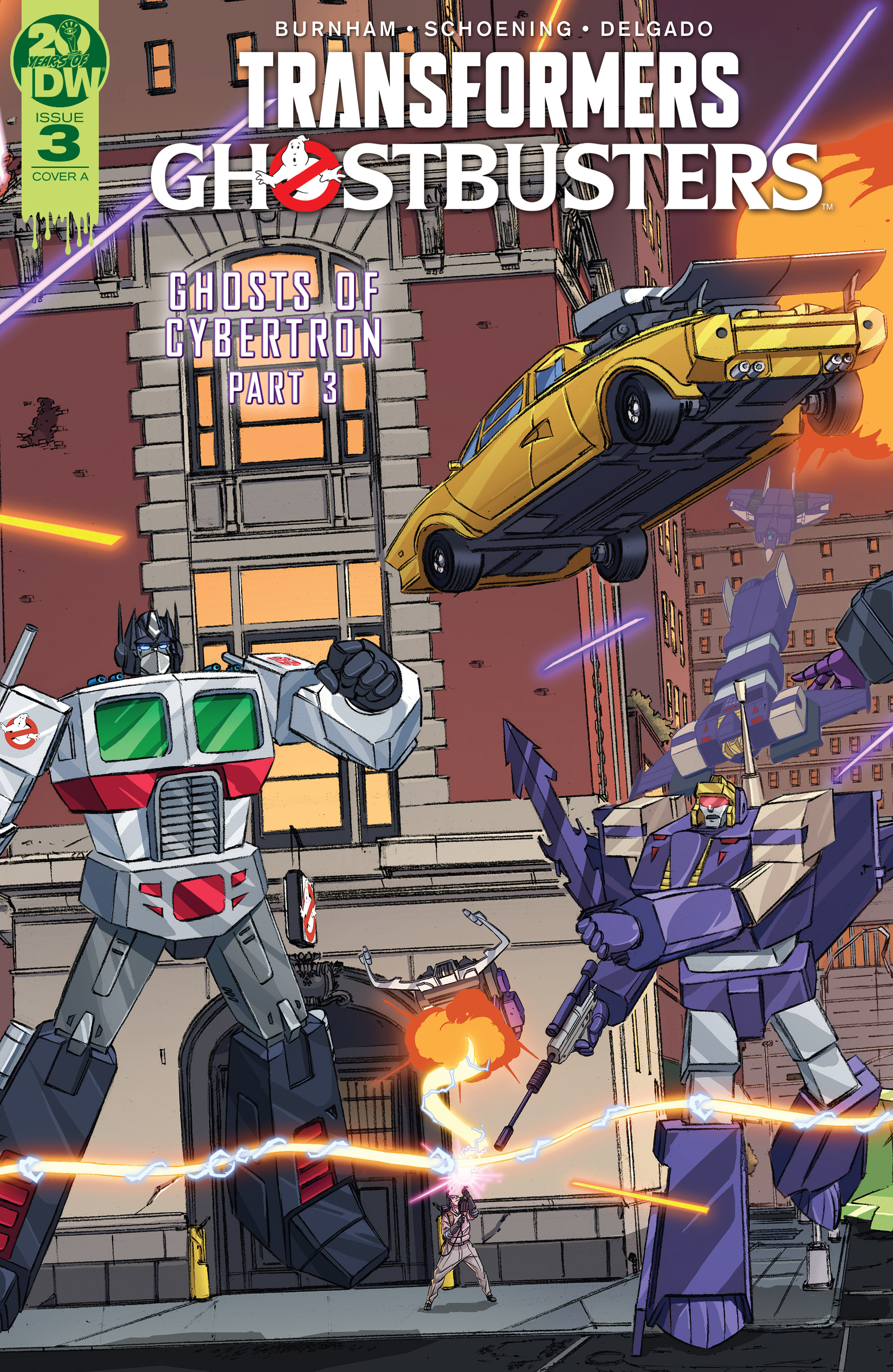 Read online Transformers/Ghostbusters comic -  Issue #3 - 1