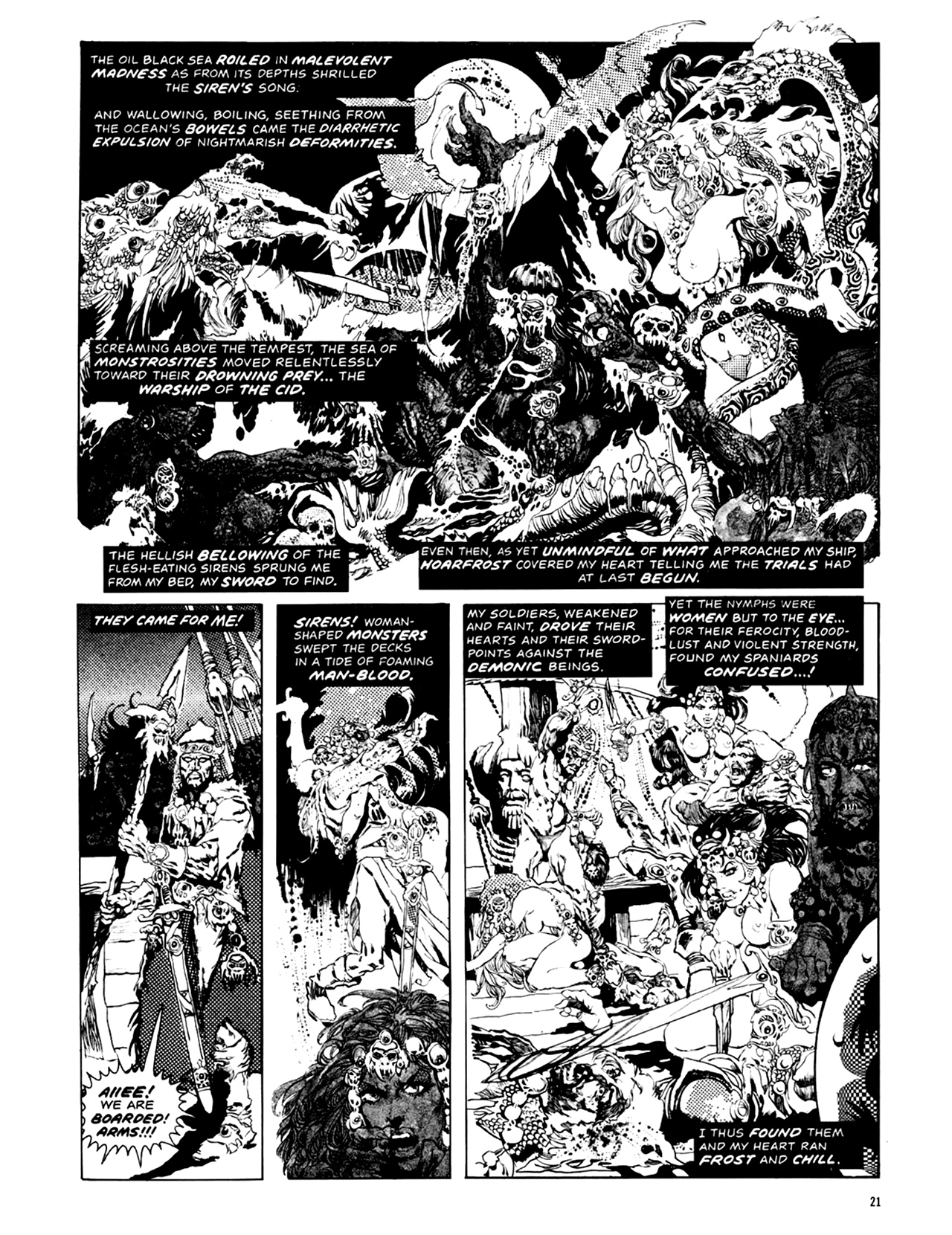 Read online Eerie Presents El Cid comic -  Issue # TPB - 22