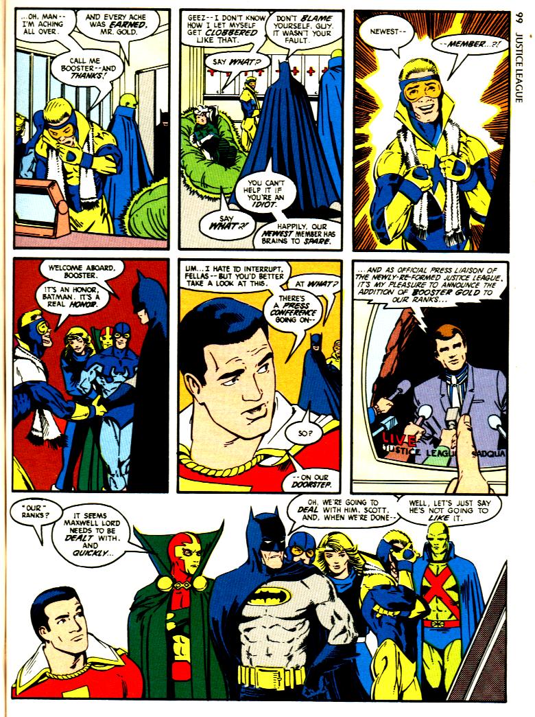 Read online Justice League International (1987) comic -  Issue #1-7 - A New Beginning - 100