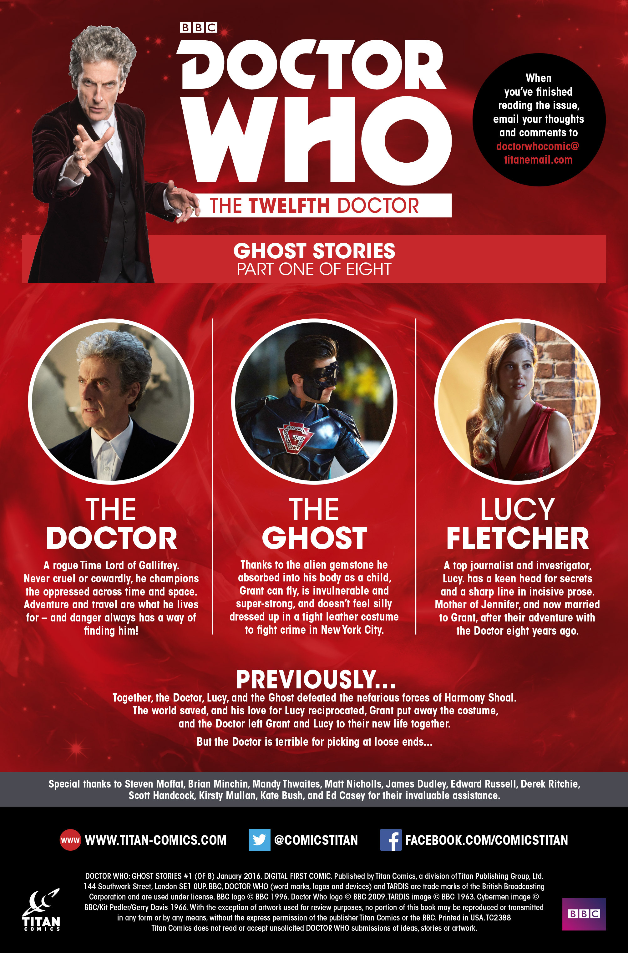 Read online Doctor Who: Ghost Stories comic -  Issue #1 - 2